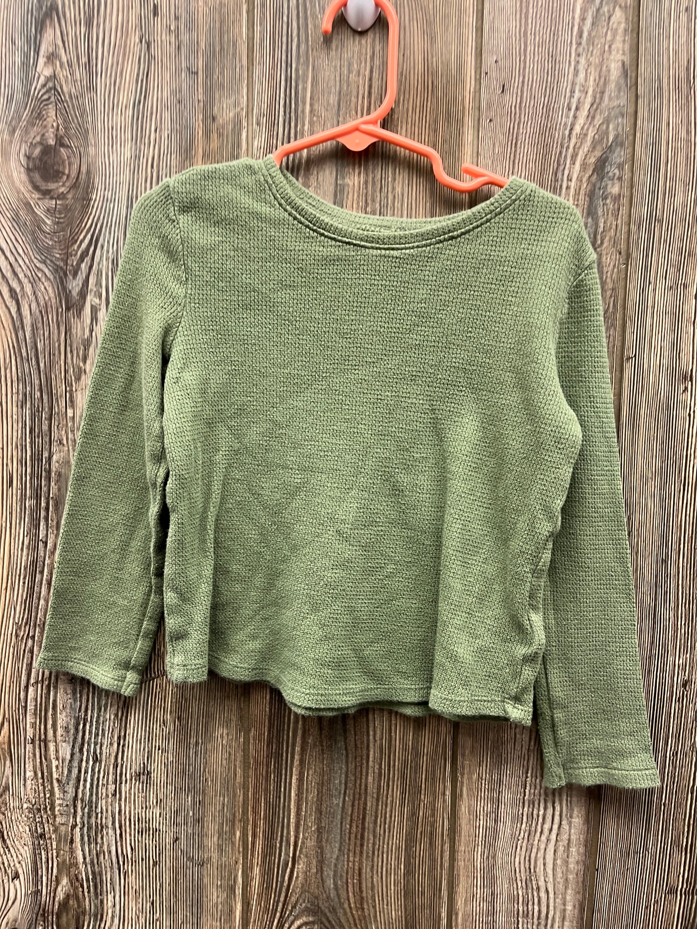 Girl 5T Green Long Sleeve Shirt