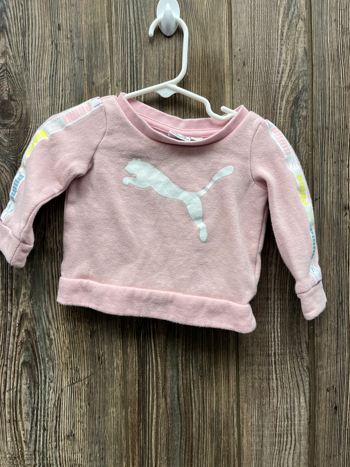 Girl 6-9 mo Pink Puma Sweatshirt