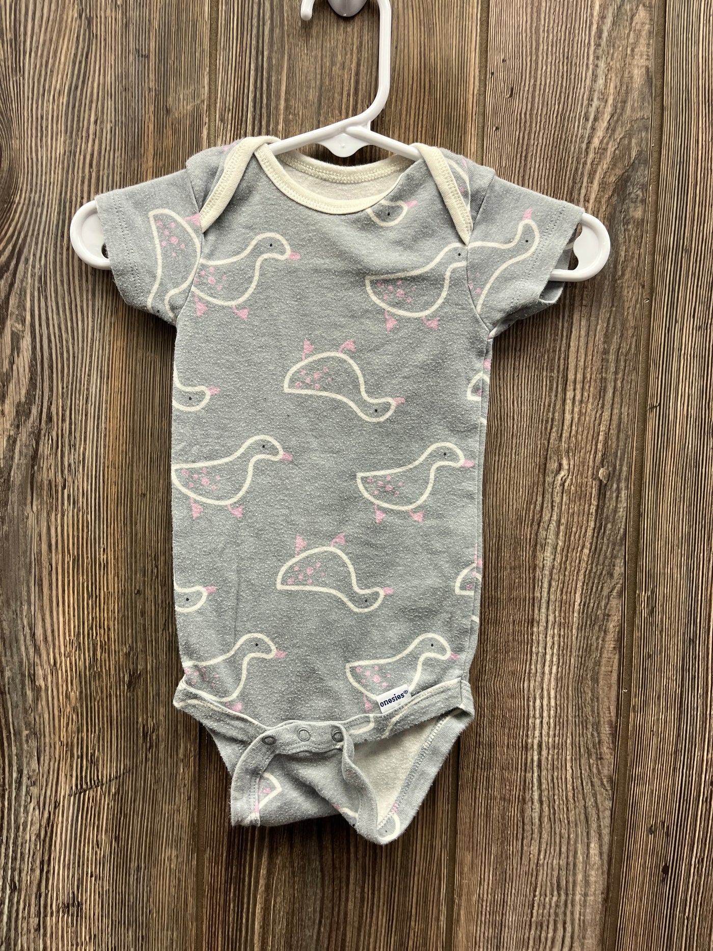 Girl 3-6 mo Duck Onesie