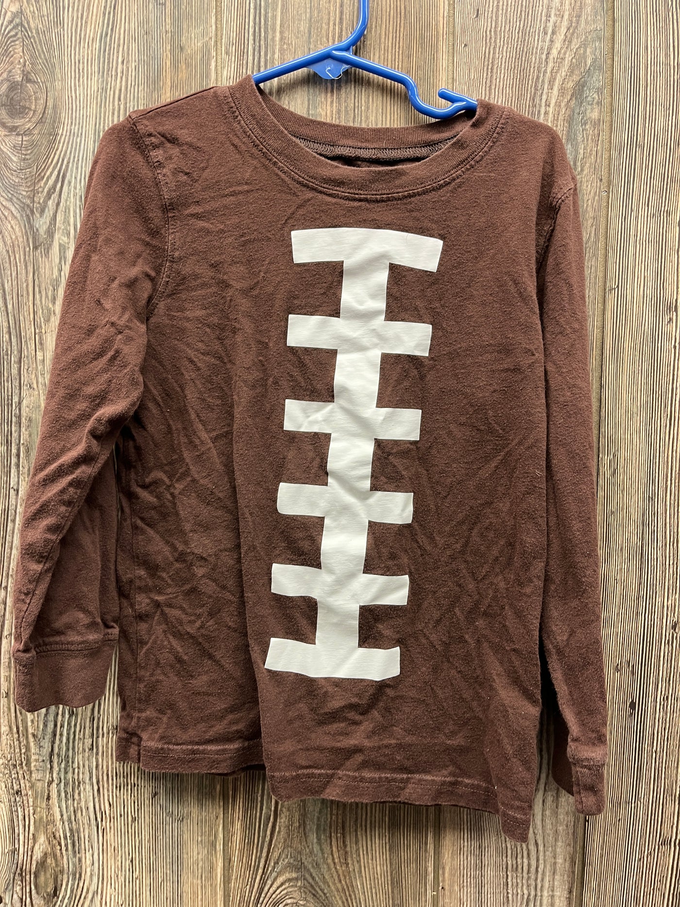 Boys 7 Football Long Sleeve Shirt