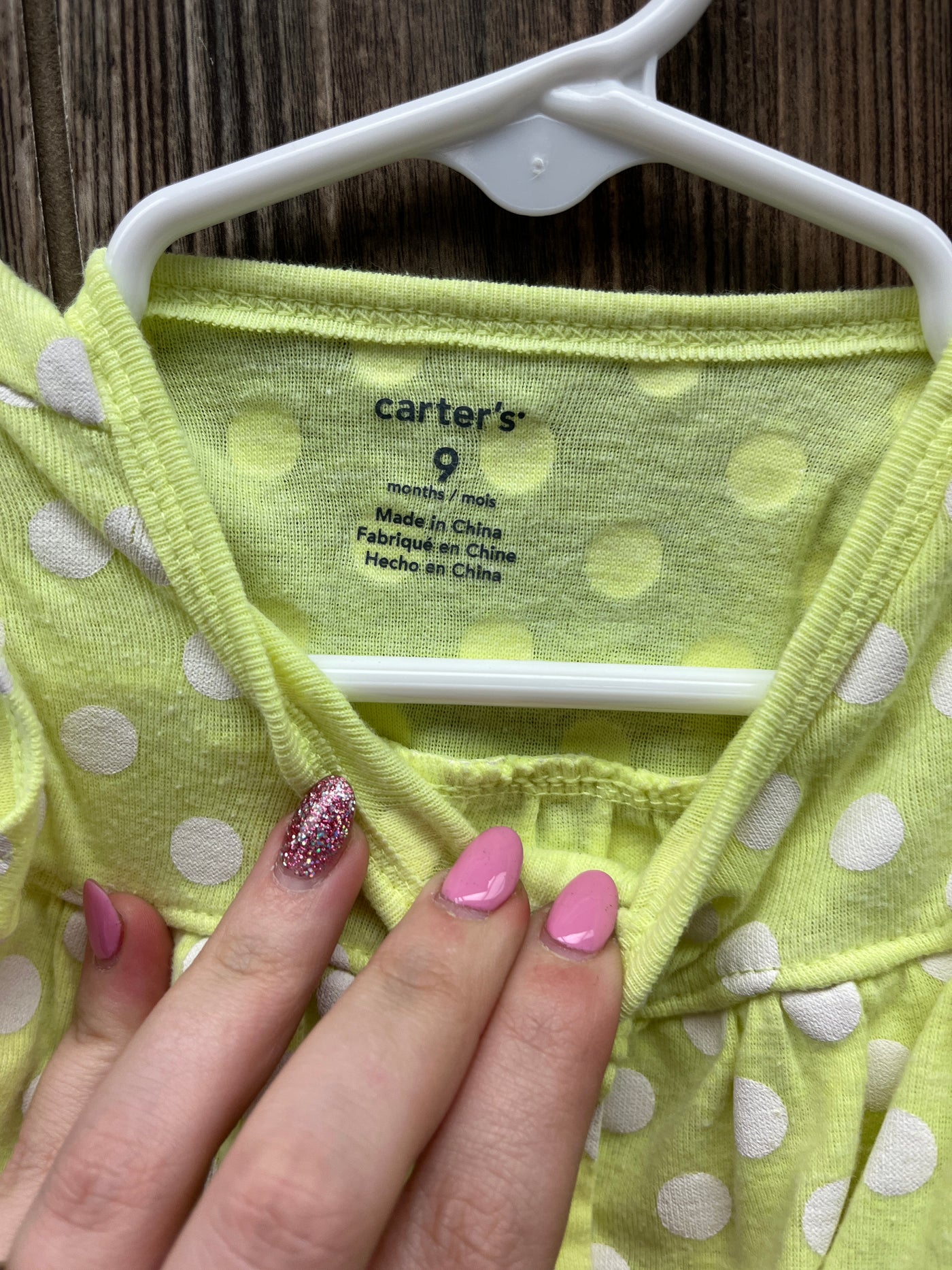 Girls 9 mo Yellow Romper with Whale