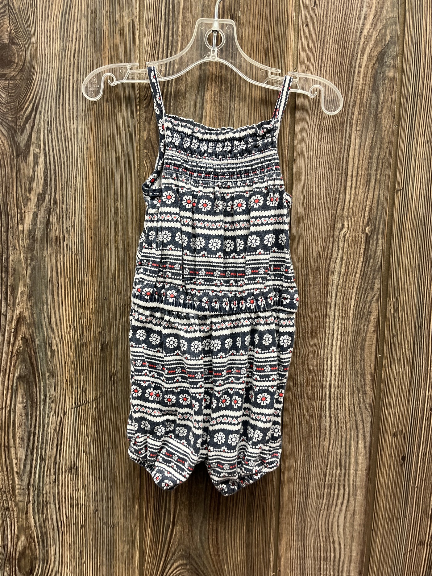 Girls 9 mo Black and White Design Romper