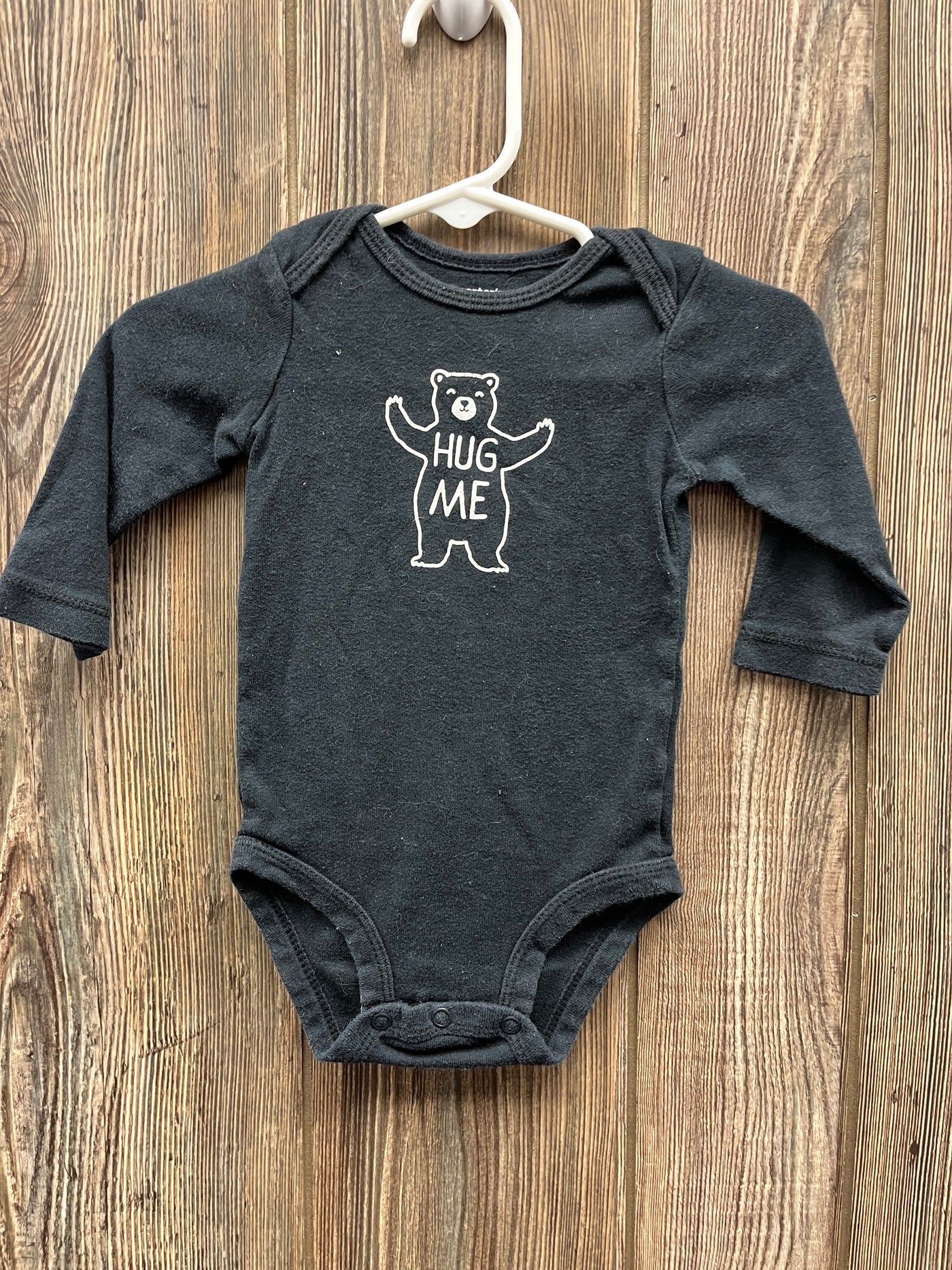 Boys 6 mo Hug Me Bear Long Sleeve Onesie