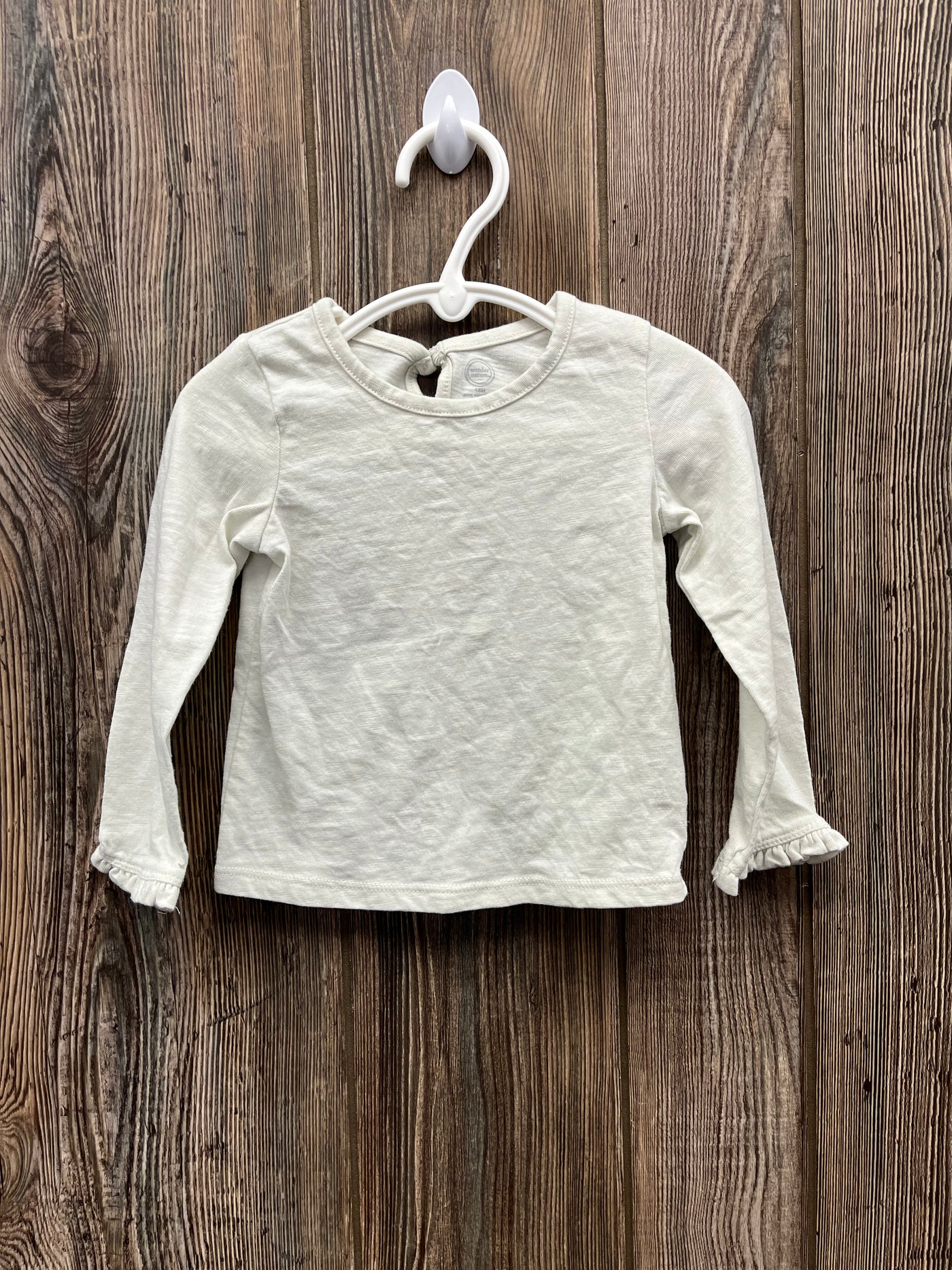 Girls 18 mo Cream Long Sleeve Top