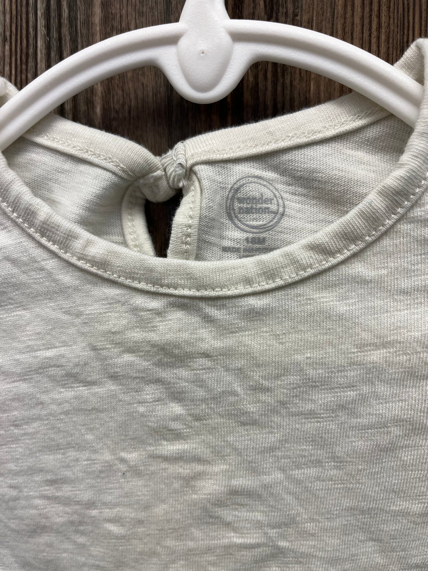 Girls 18 mo Cream Long Sleeve Top