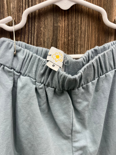 Girls 8 Gray Pants Ruffled Bottoms