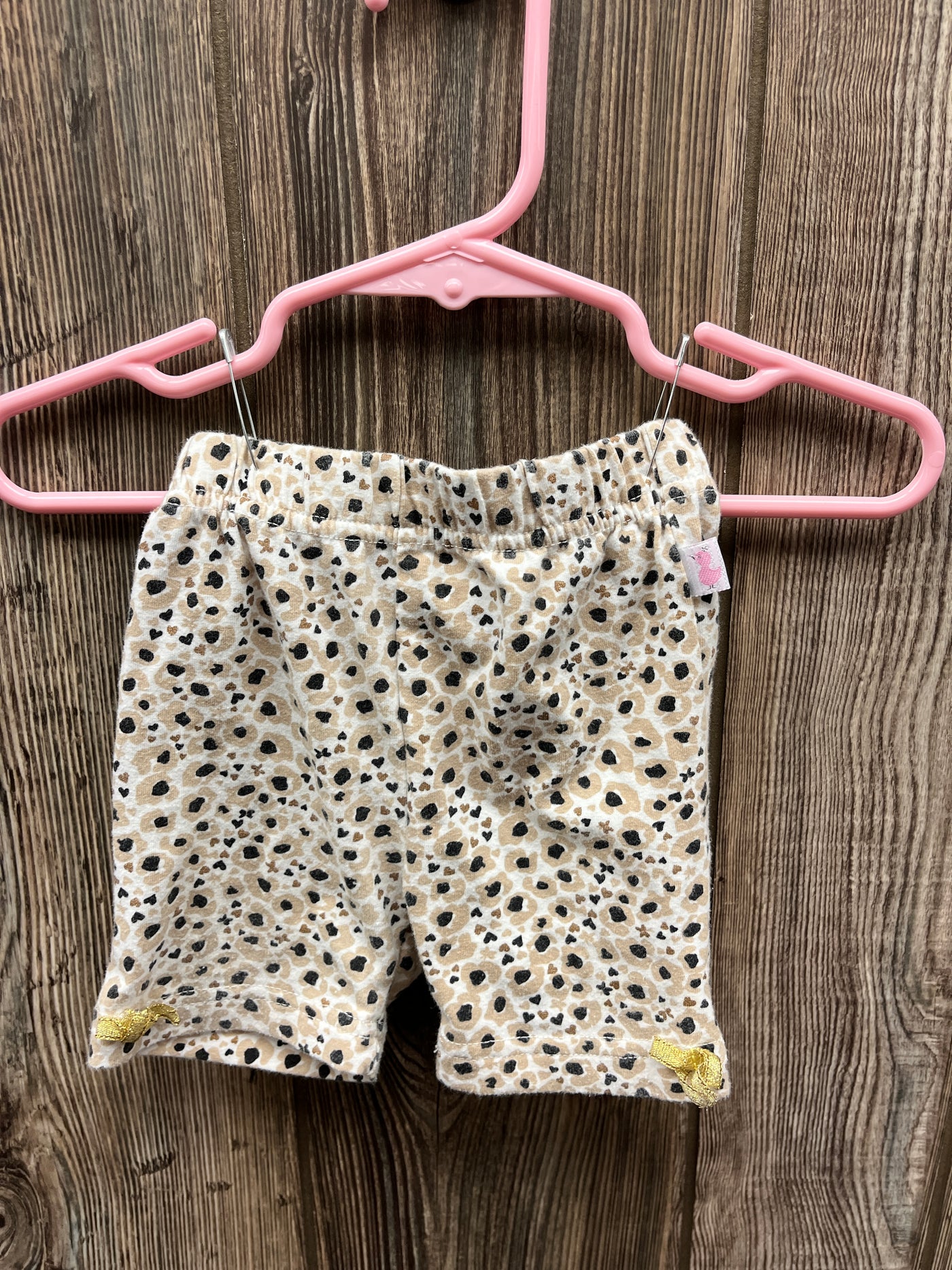 Girl 6-9 mo Cheetah Shorts