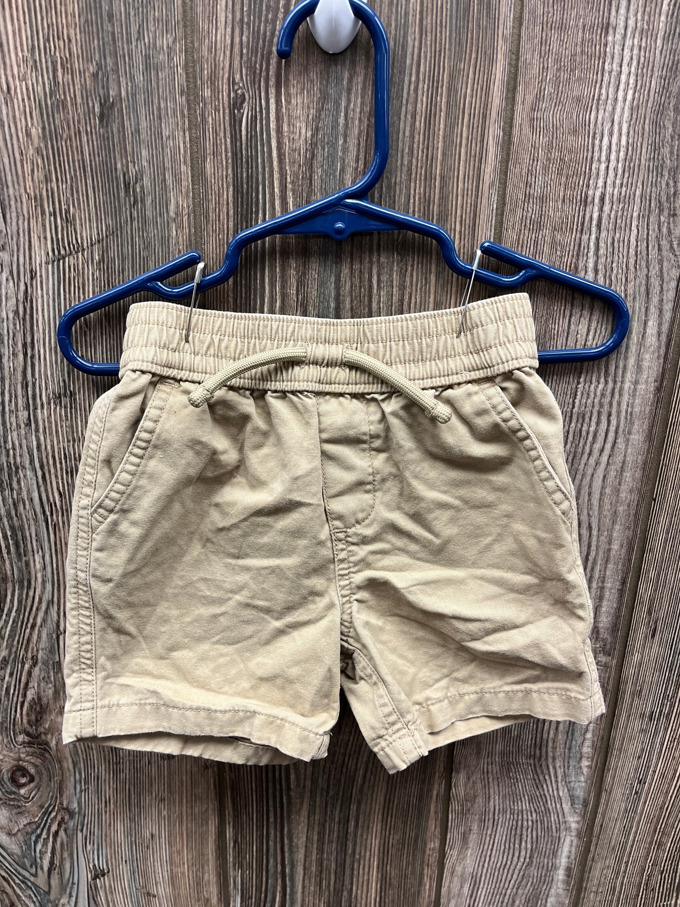 Boys 18 mo Tan Pull Up Shorts