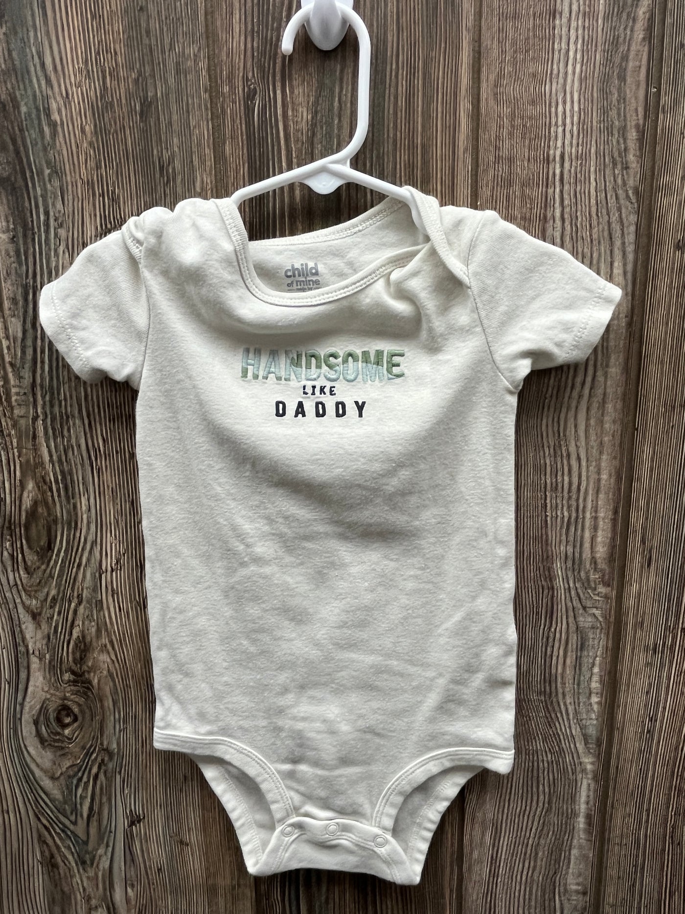 Boys 24 mo Handsome Like Daddy Short Sleeve Onesie