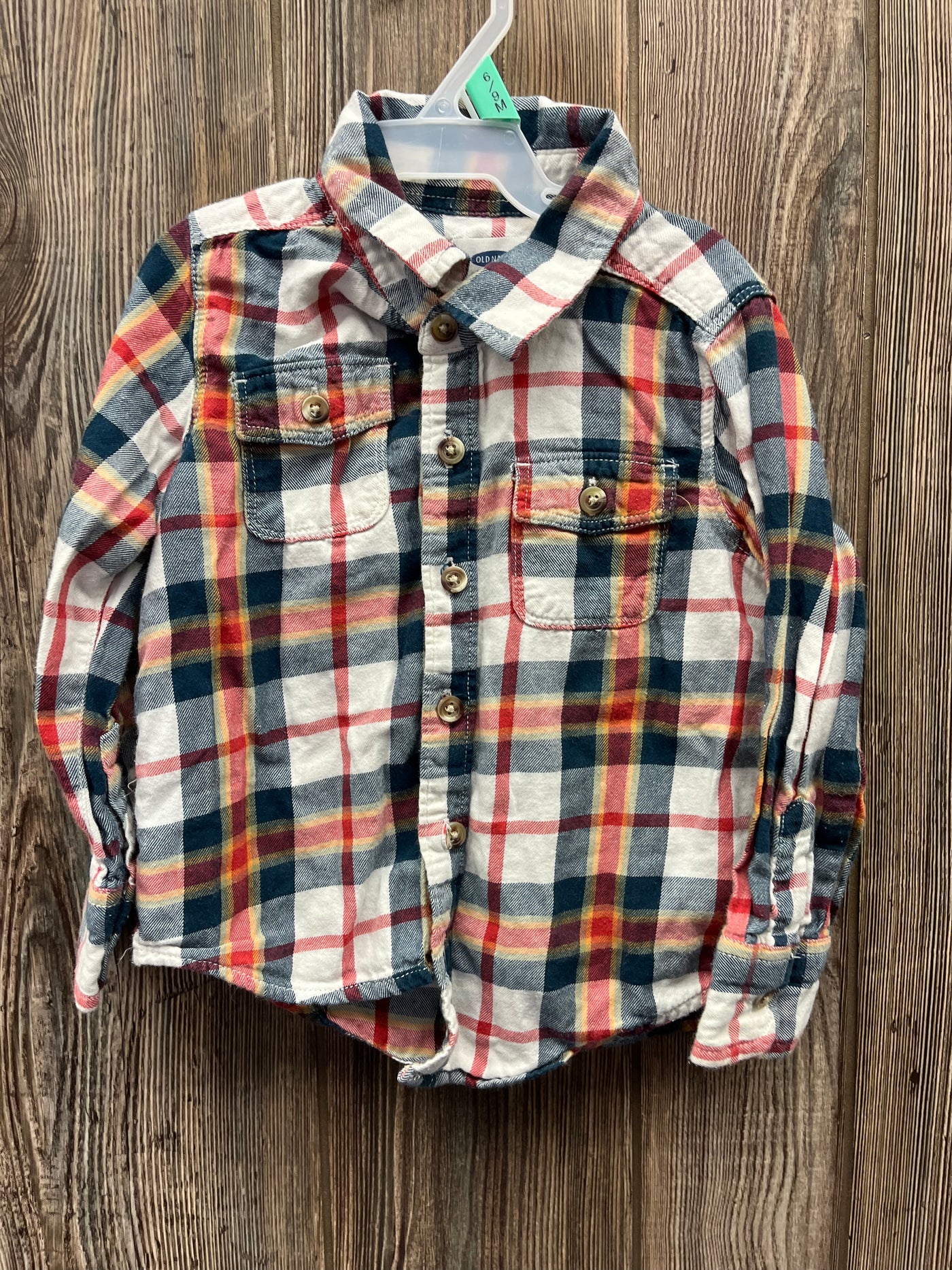 Boys 3T Plaid Flannel Long Sleeve Top