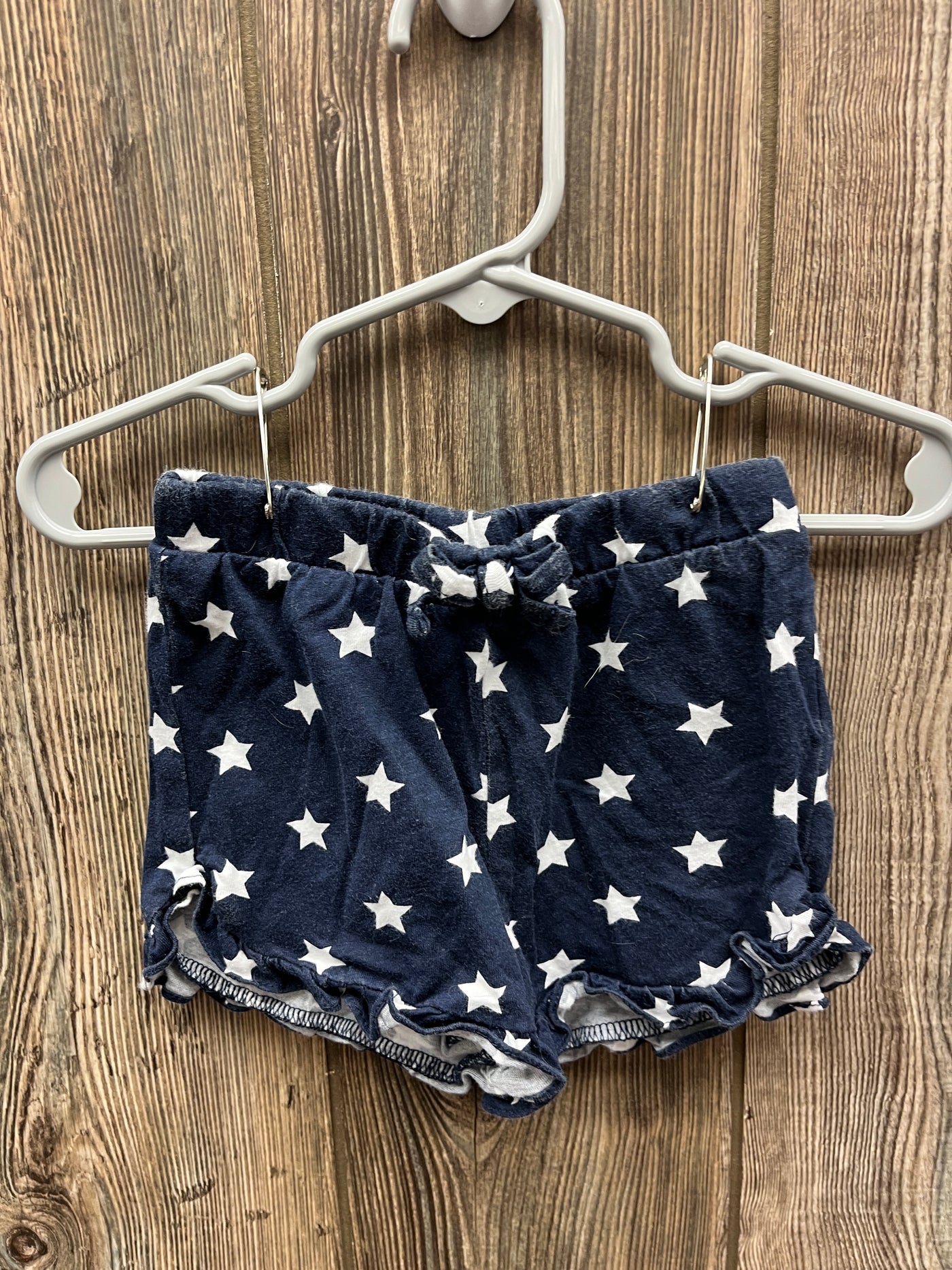 Girls 12-18 mo Blue Shorts with Stars