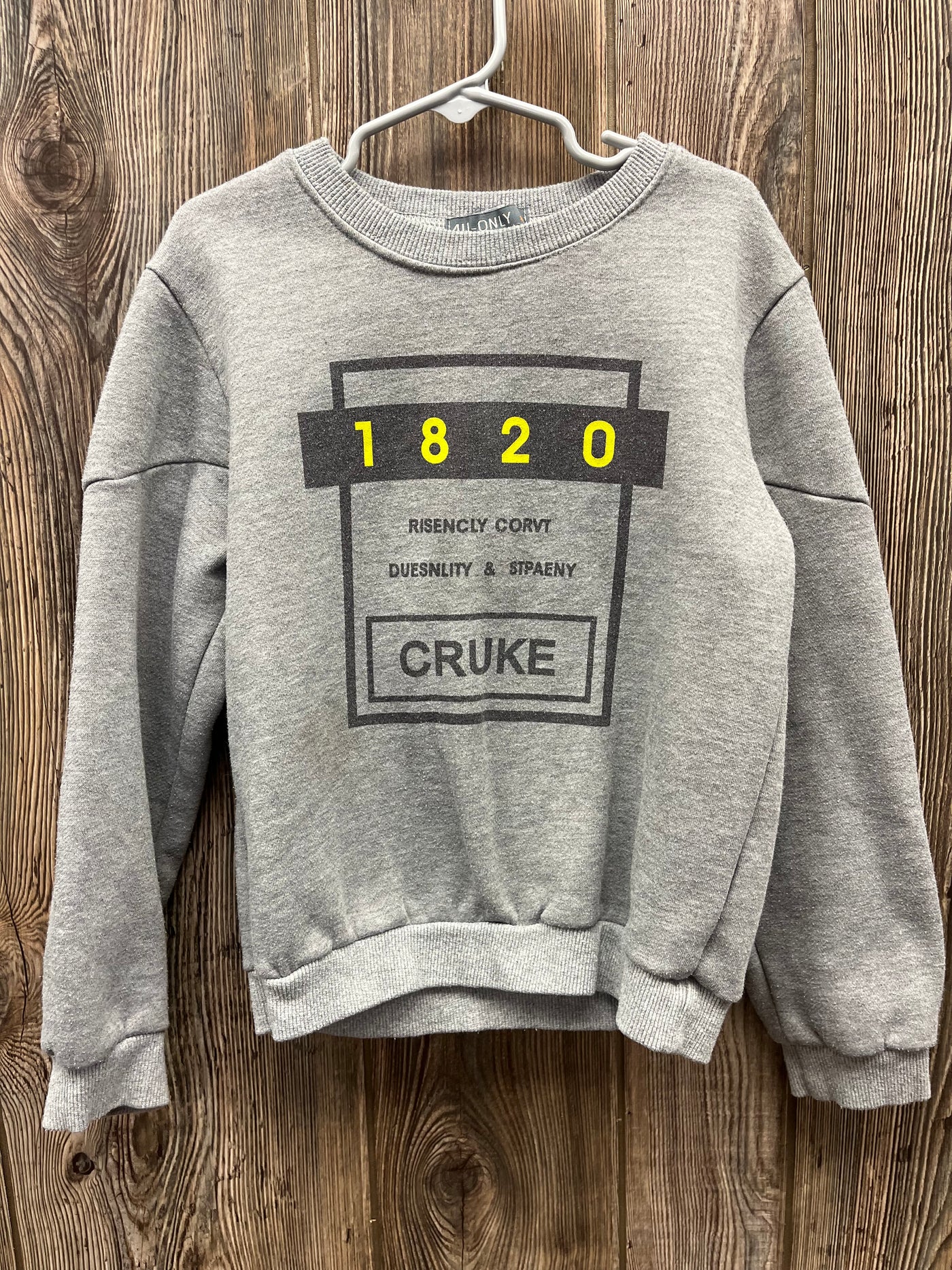 Boys Gray Sweatshirt Top