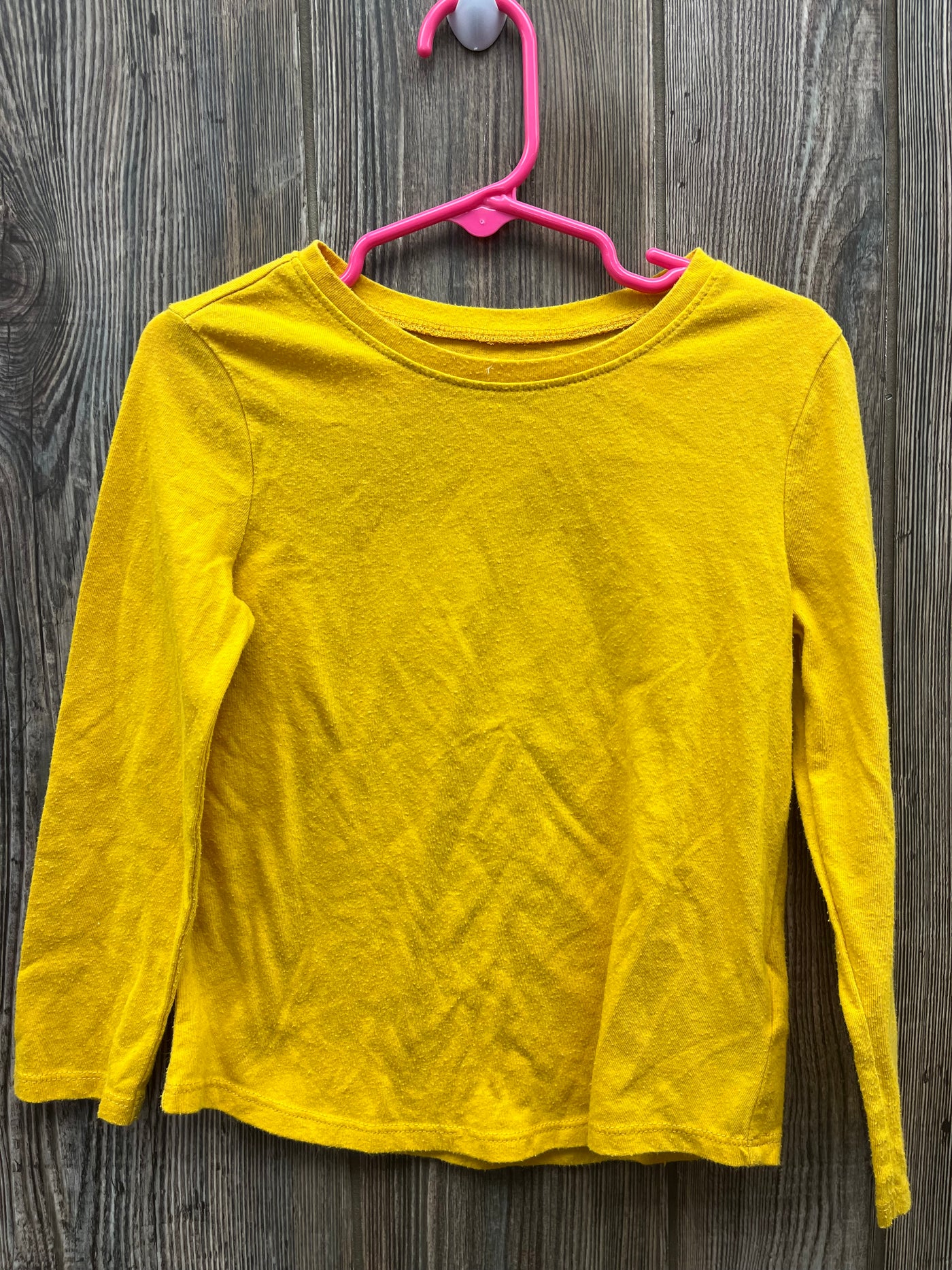 Girls Yellow Long Sleeve Shirt