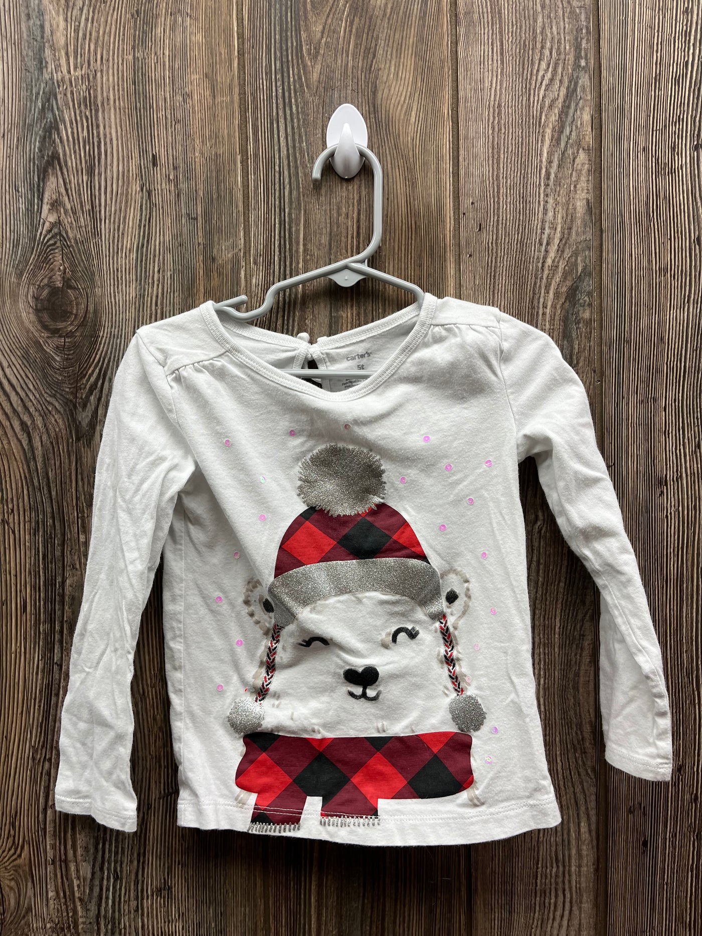 Girls Polar Bear Long Sleeve Top