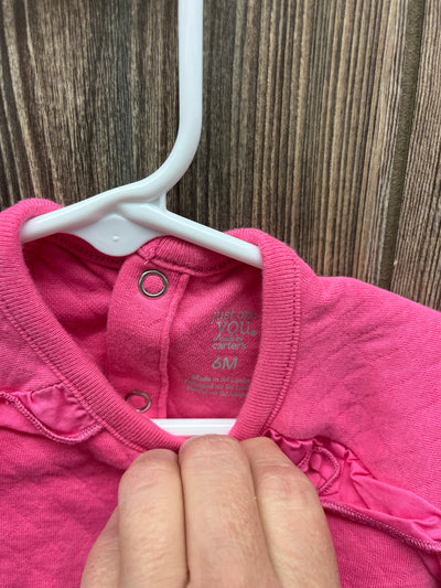 Girl 6 mo Pink Sweatshirt