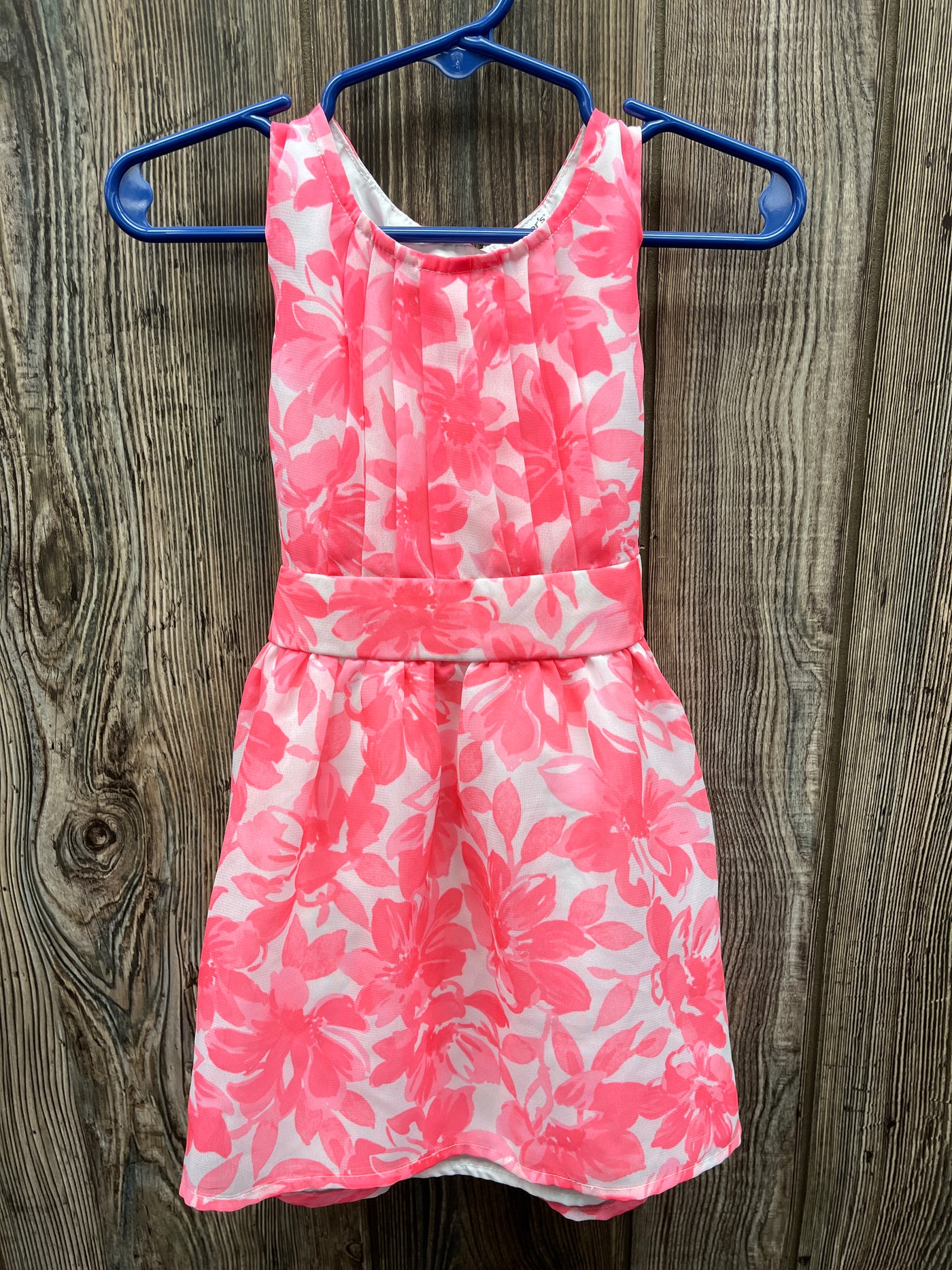 Girl 2T Pink Flower Dress