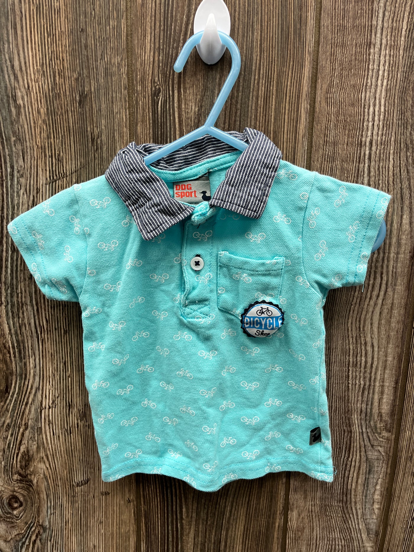 Boys 12 mo Bicycle Shop Short Sleeve Shirt