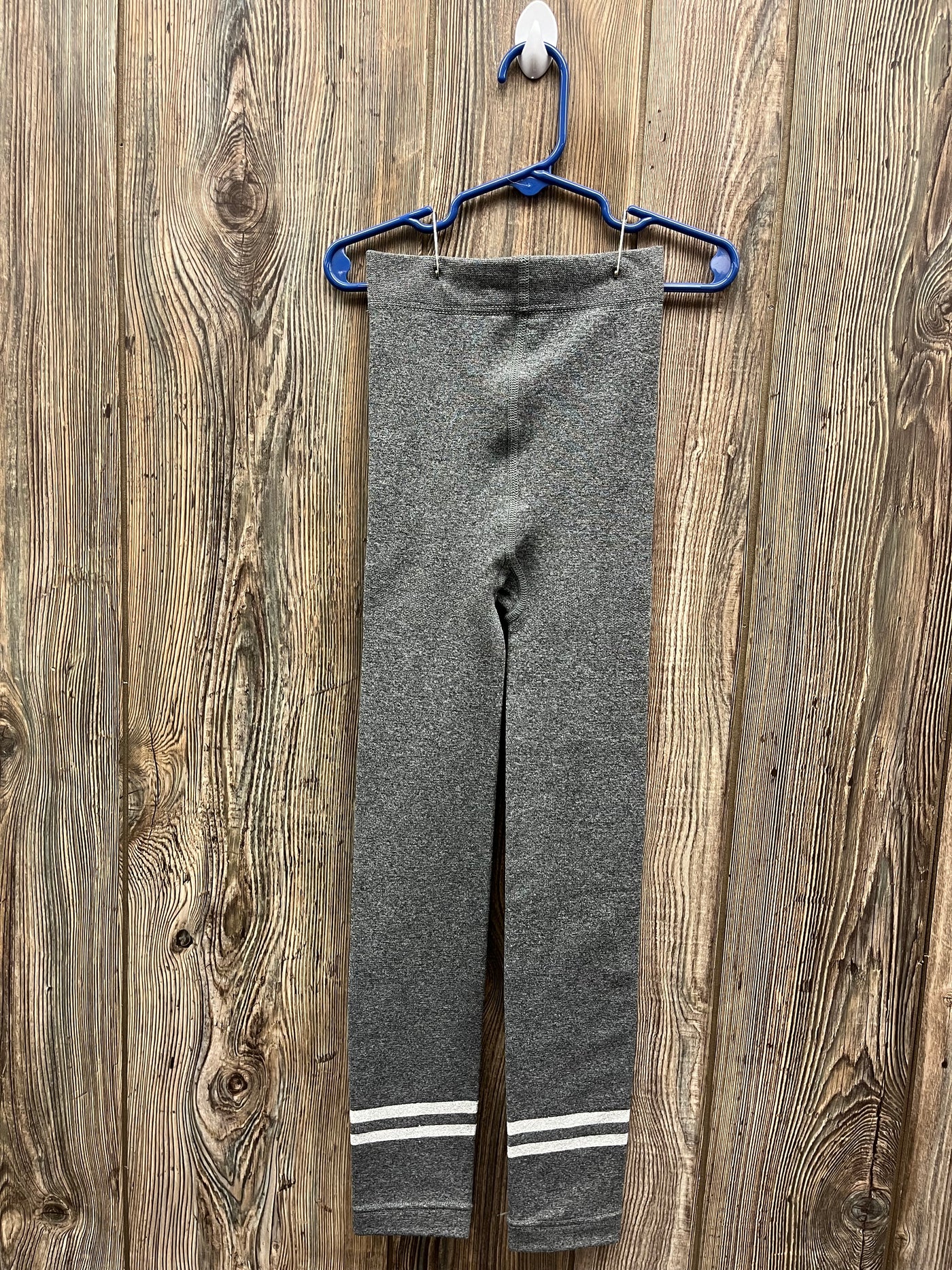 Girls Medium Gray Pull On Leggings