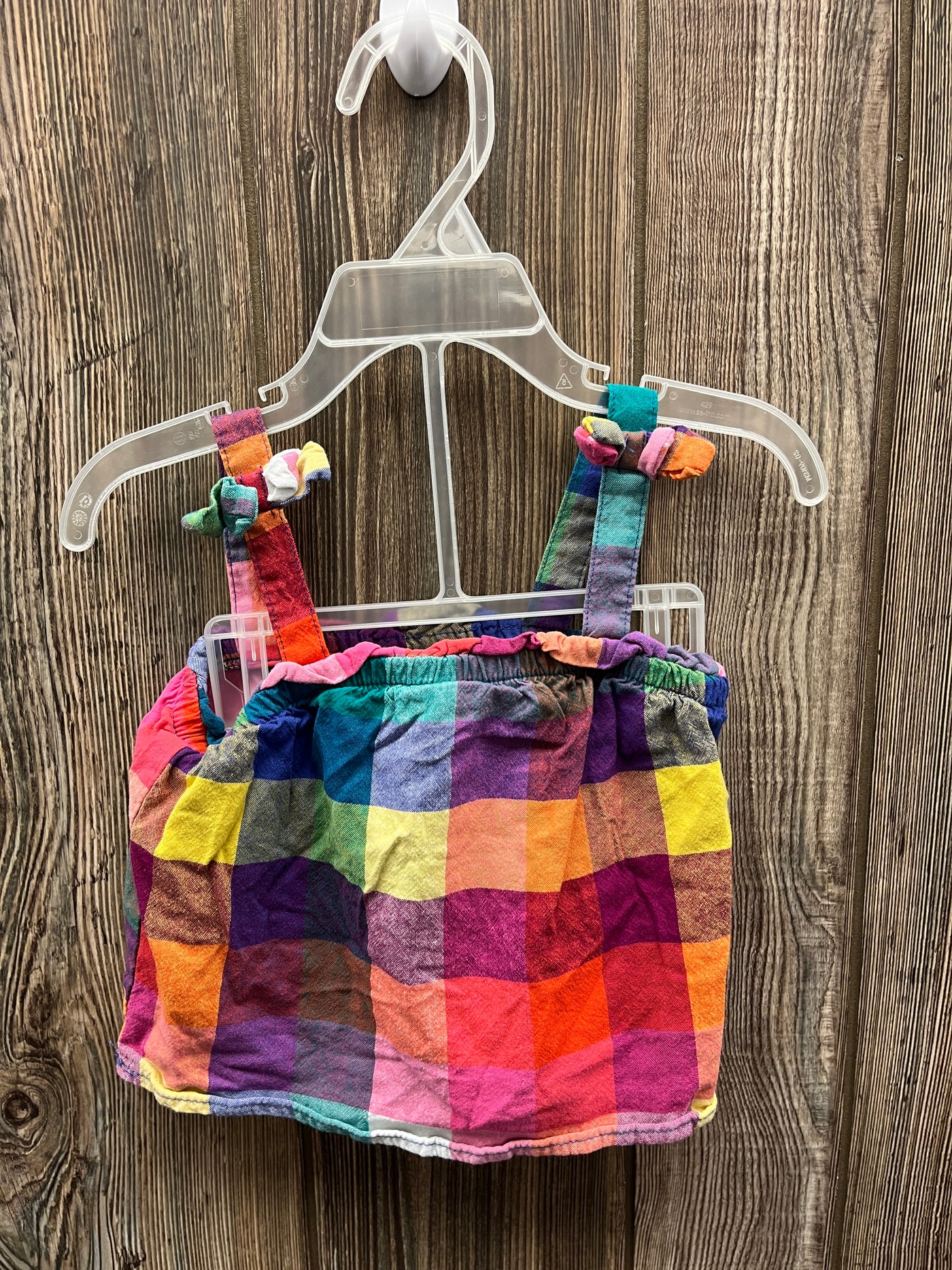 Girls 2T Multi Color Checkered Tank Top