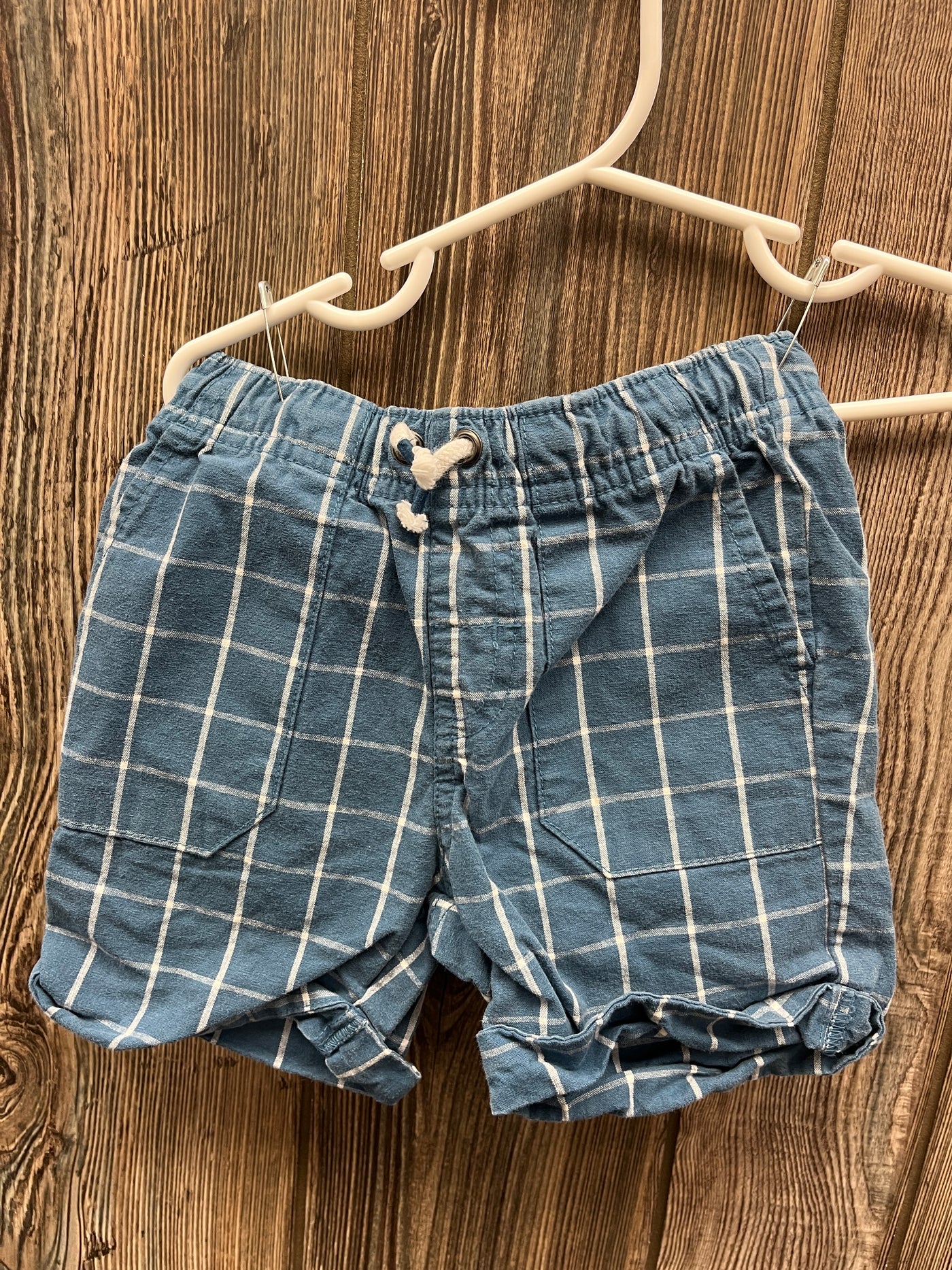 Boys 18 mo Blue Shorts with White Stripes