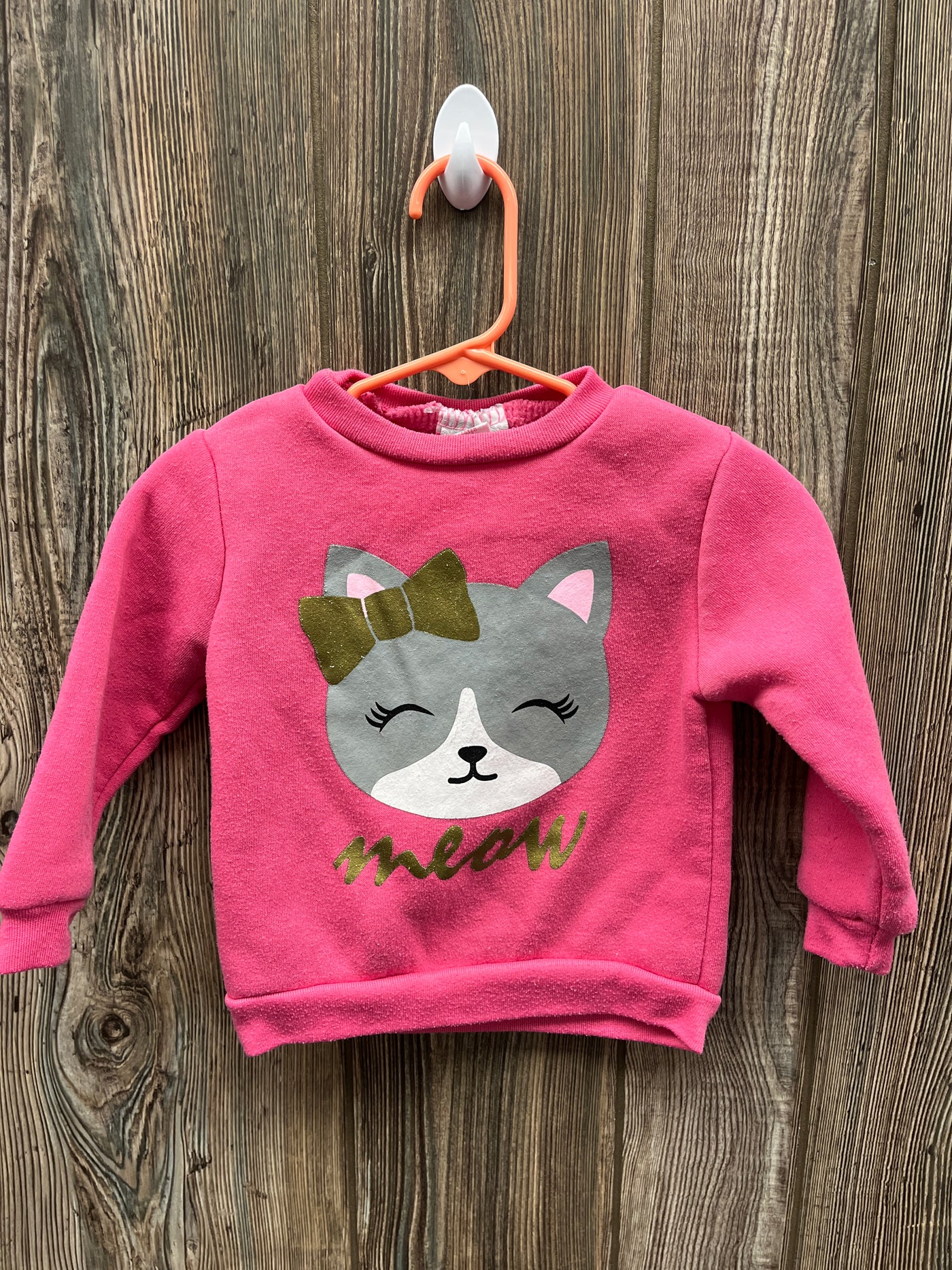 Girl 24 mo Meow Cat Sweatshirt