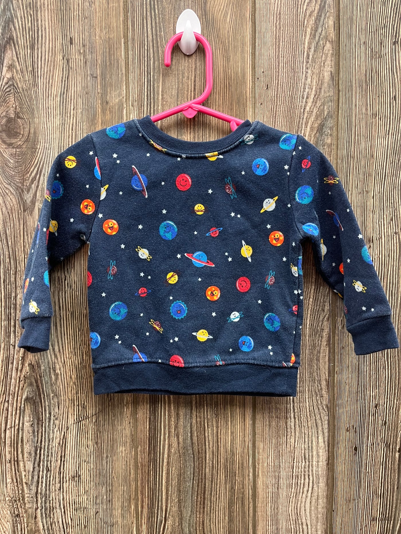 Boys 12 mo Blue Planets Sweatshirt