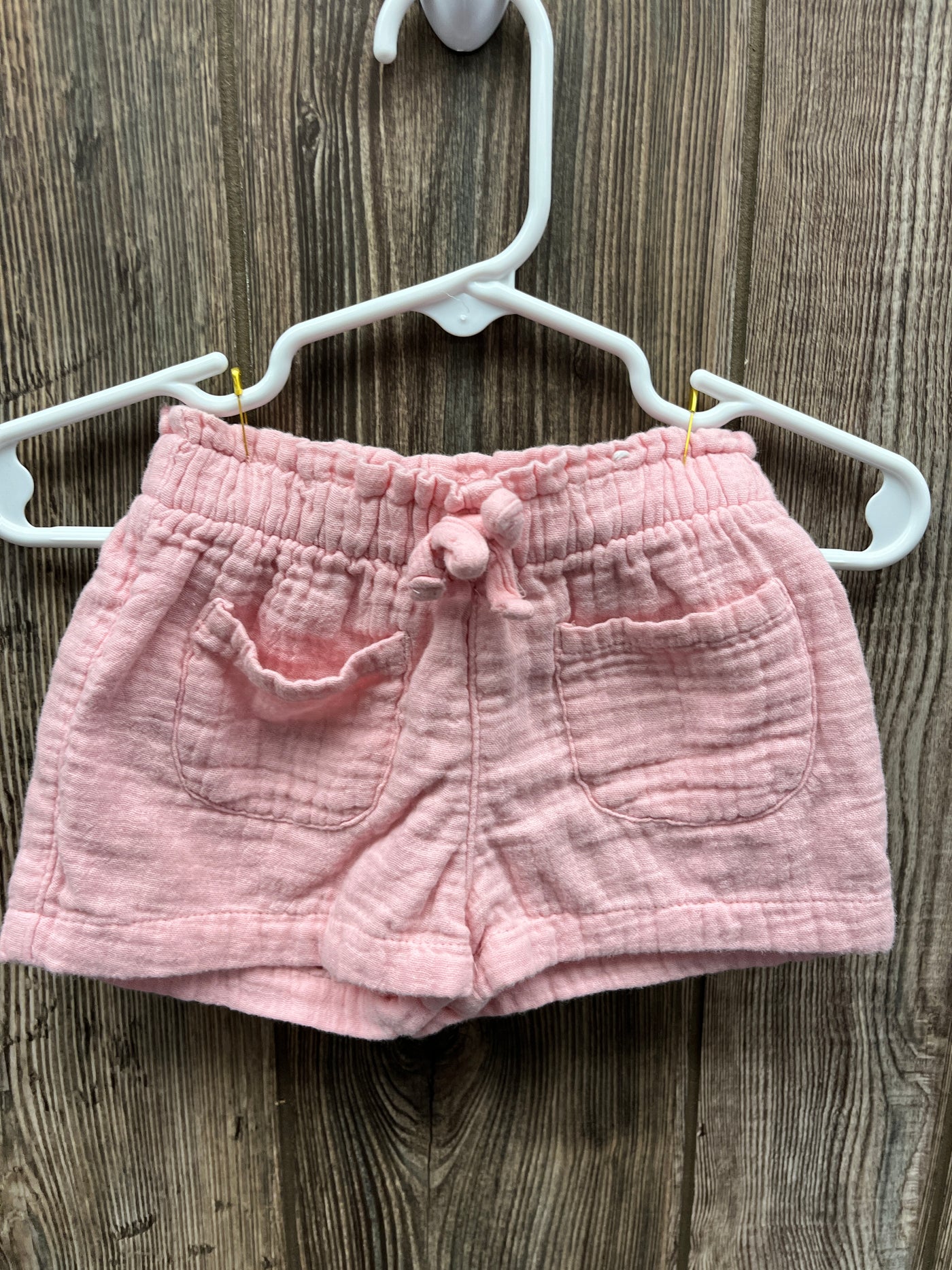 Girl 3-6 mo Pink Pull On Shorts