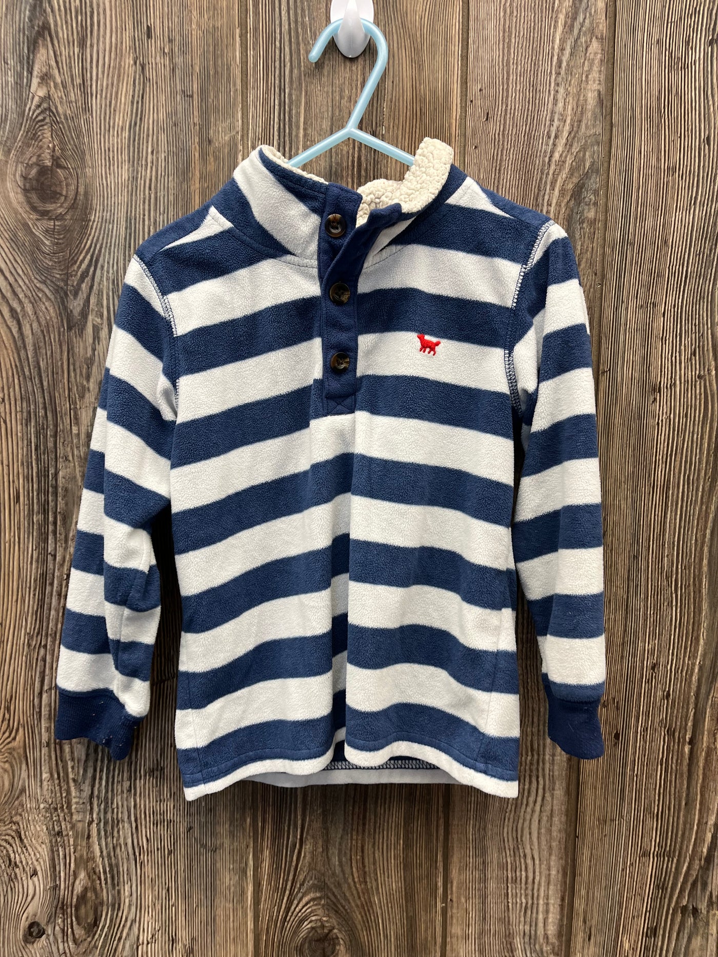 Boys 4T Navy Stripes Button Down Sweater