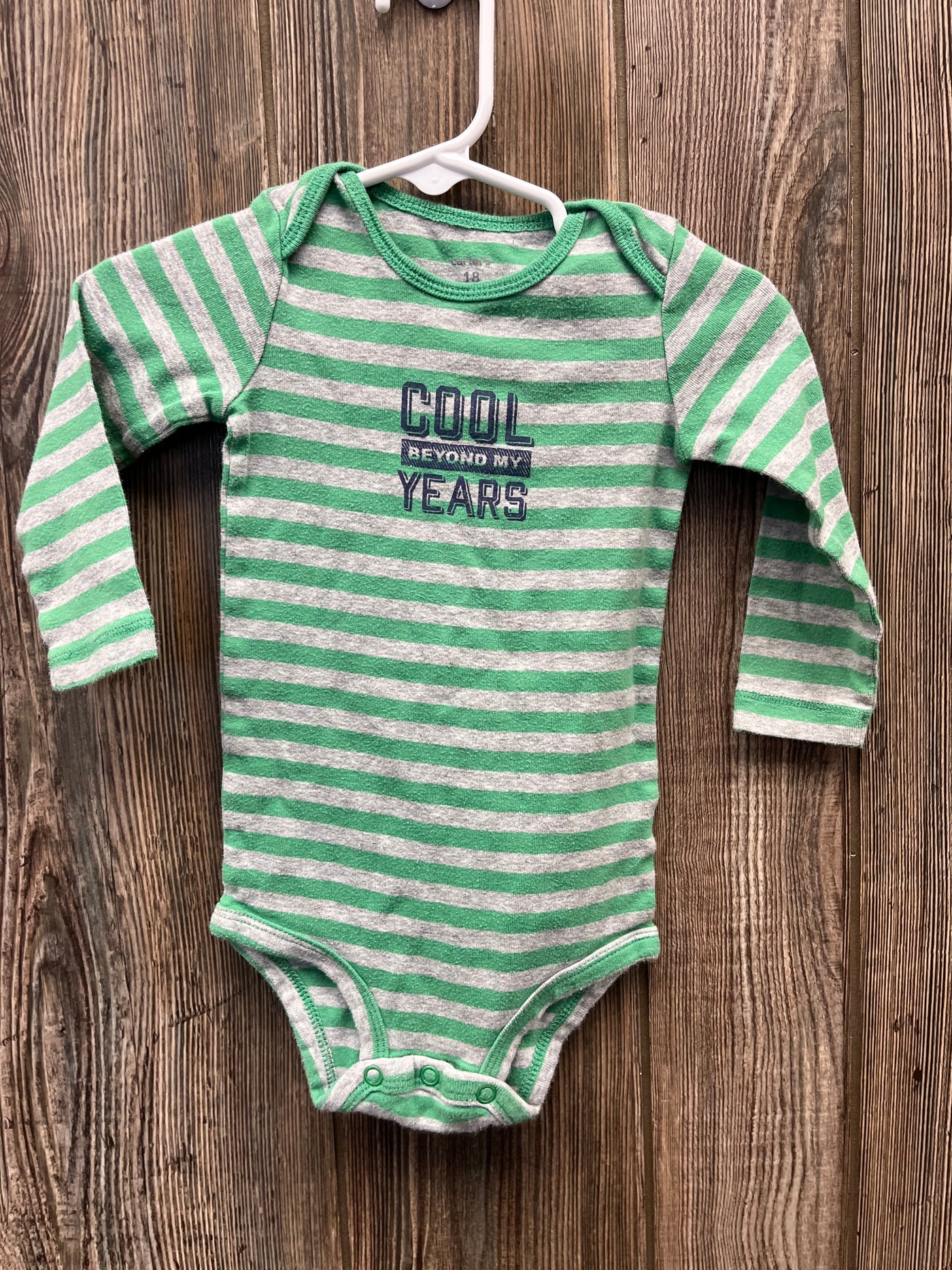 Boys 18 mo Cool Beyond my Years Long Sleeve Onesie