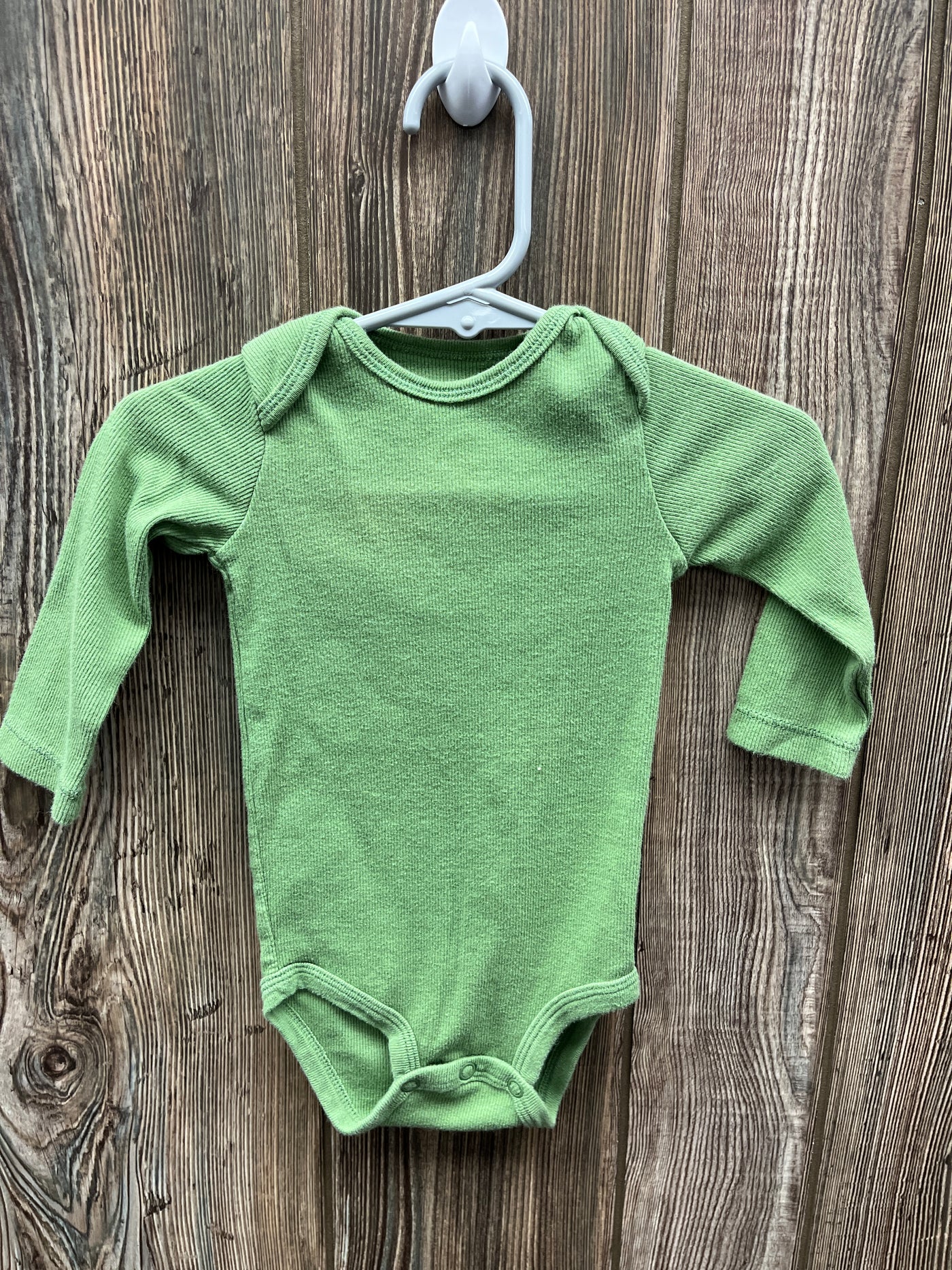 Boys 6 mo Green Long Sleeve Onesie