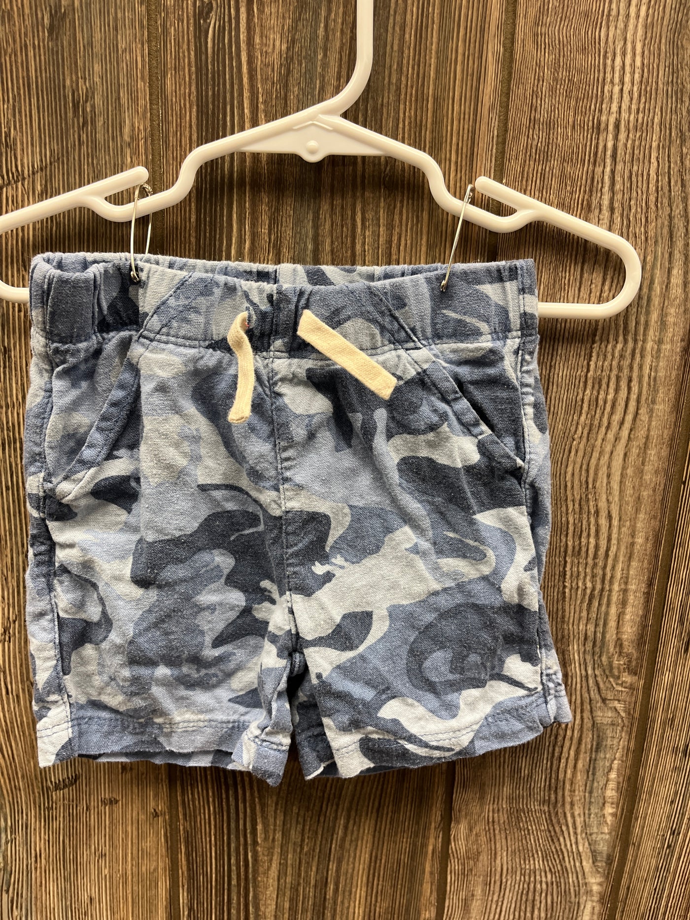 Boys 12 mo Light Blue Camo Shorts