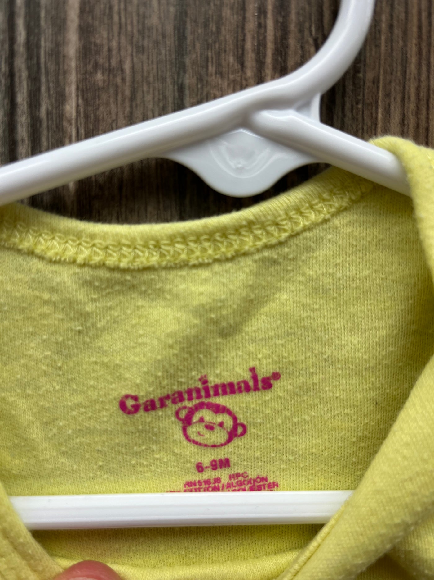 Girls 6-9 mo Yellow Daddy Short Sleeve Onesie