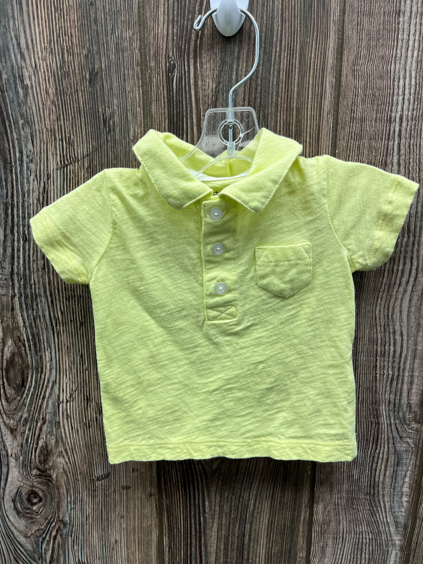 Boys 3 mo Yellow Polo Short Sleeve Shirt