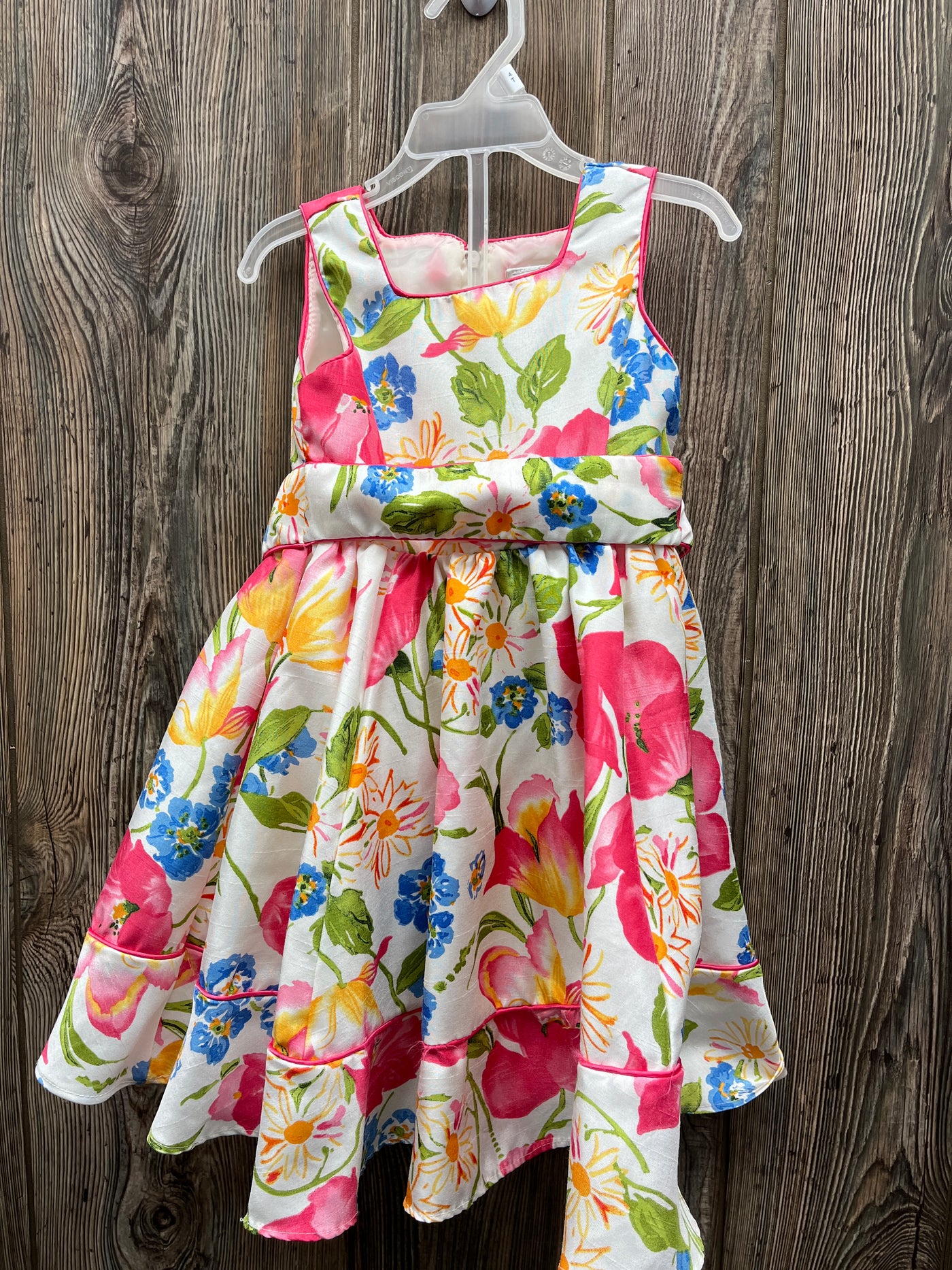 Girl 3T Colorful Flower Dress