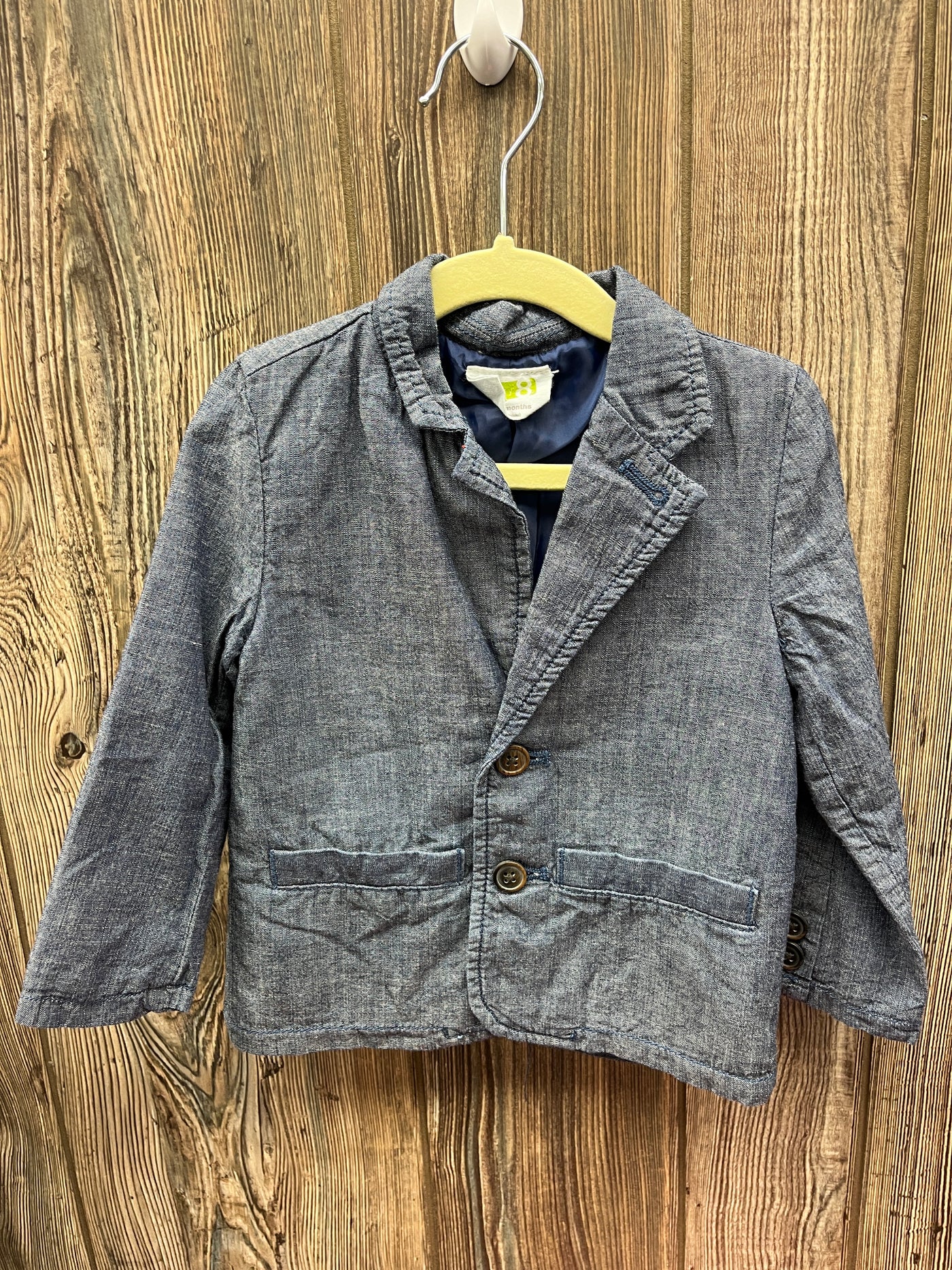 Boys 18-24 mo Blue Blazer Pull Over