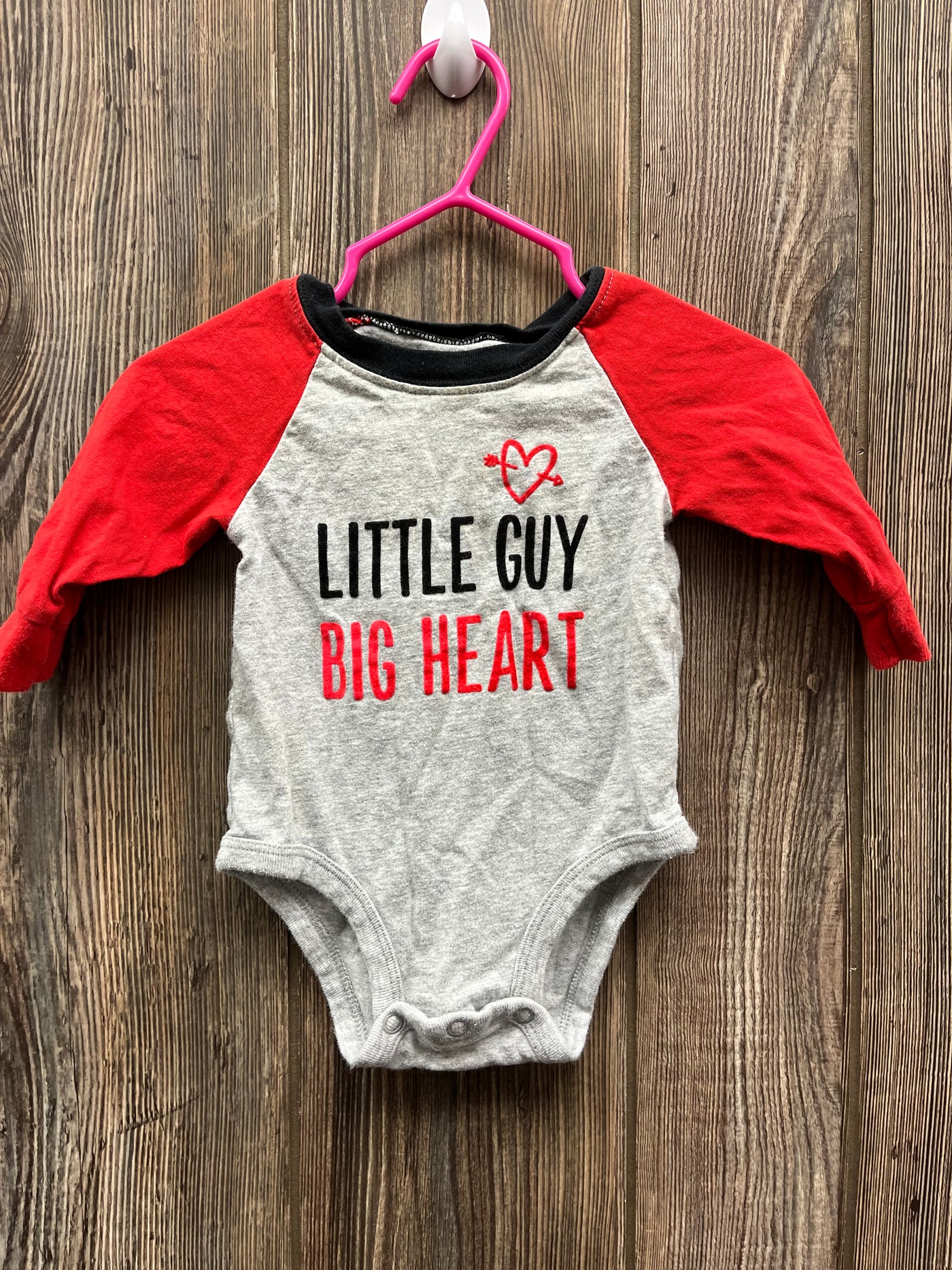 Boys 3 mo Valentines Little Guy Big Heart