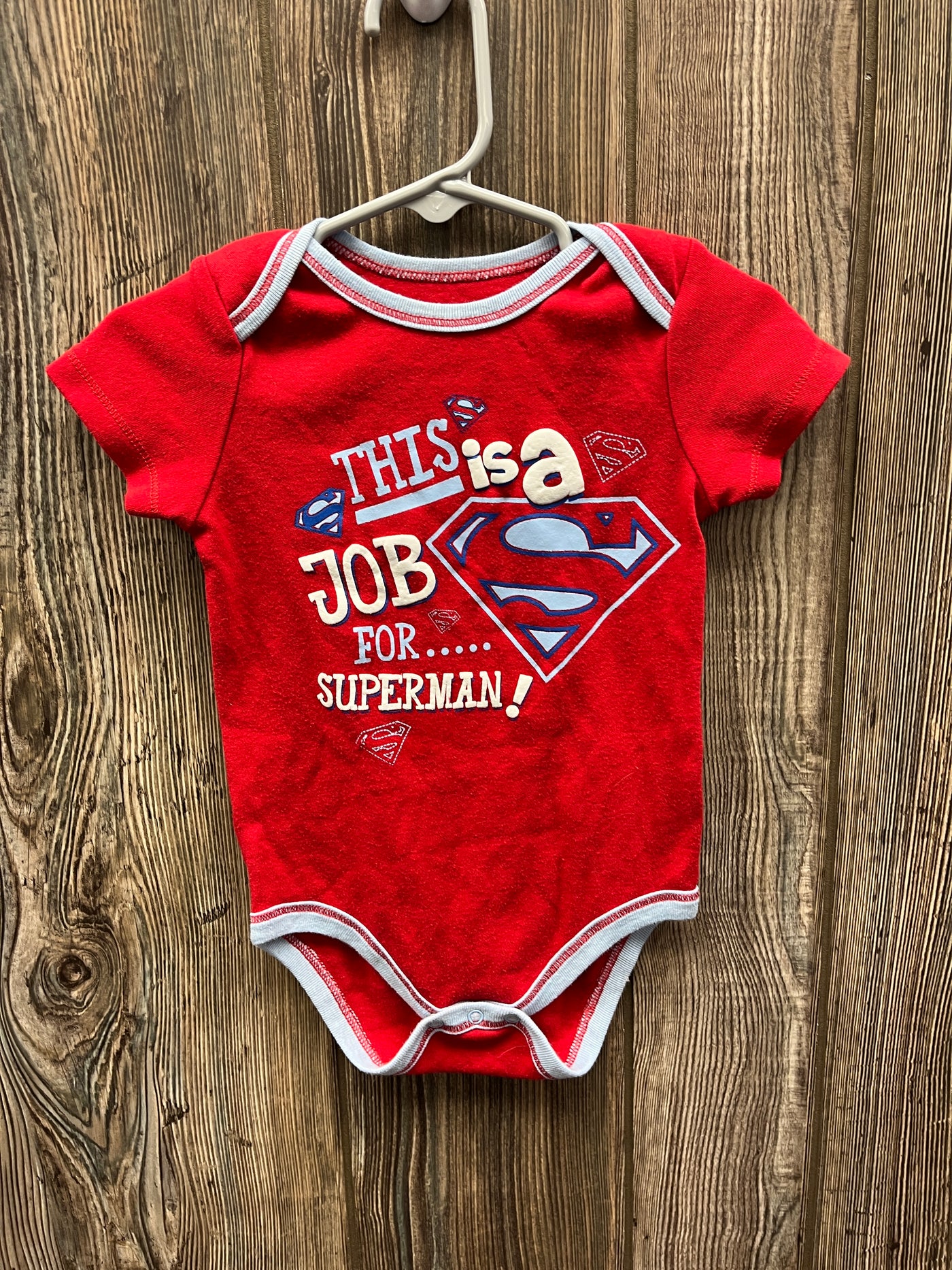 Boys 12 mo Superman Short Sleeve Onesie