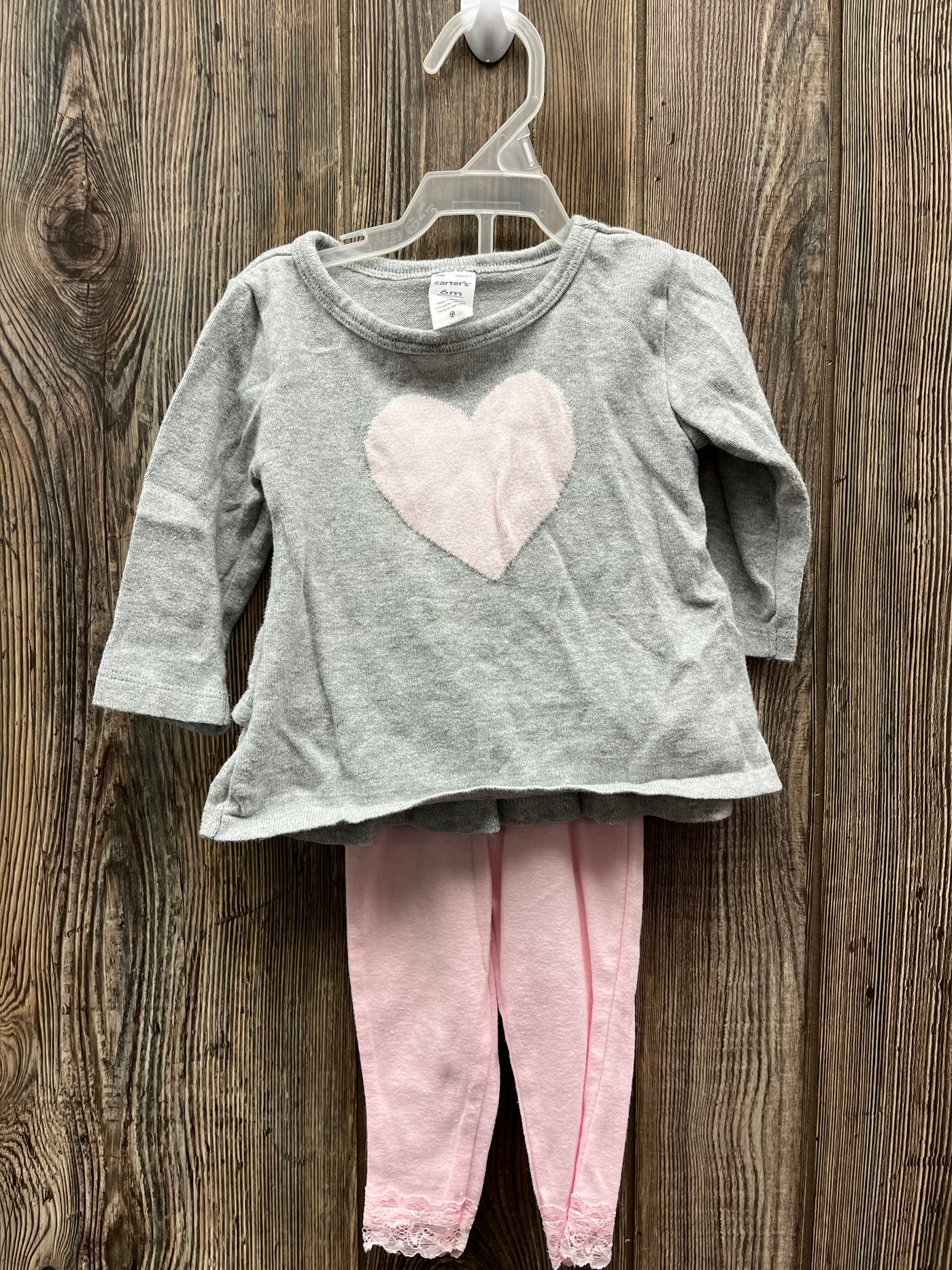 Girl 6 mo Outfit with a Heart