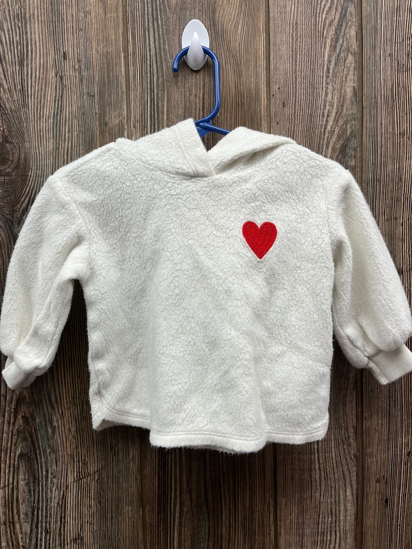 Girl 6-12 mo Heart Hoodie with Heart