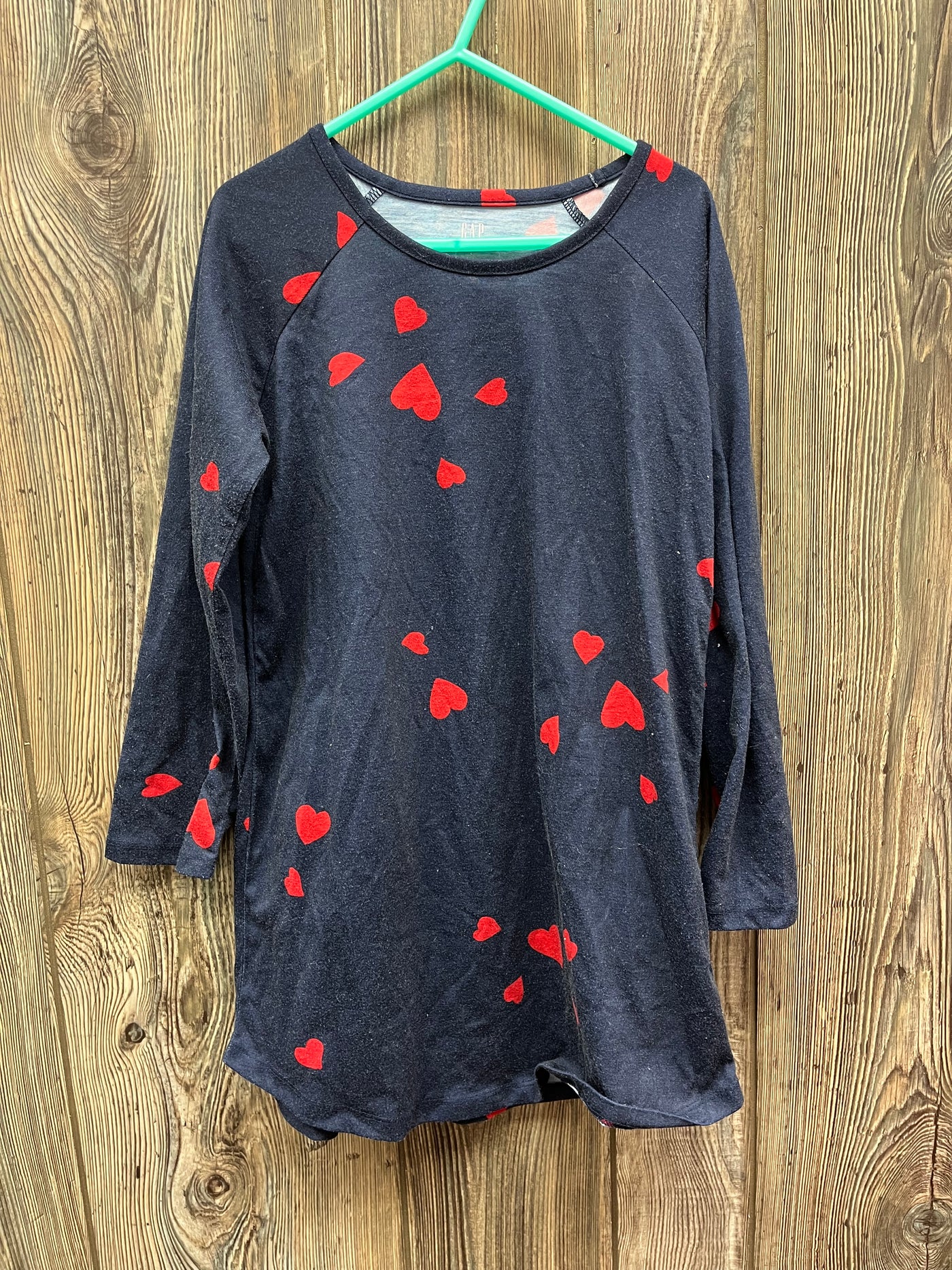 Girl 6 Navy Hearts Dress