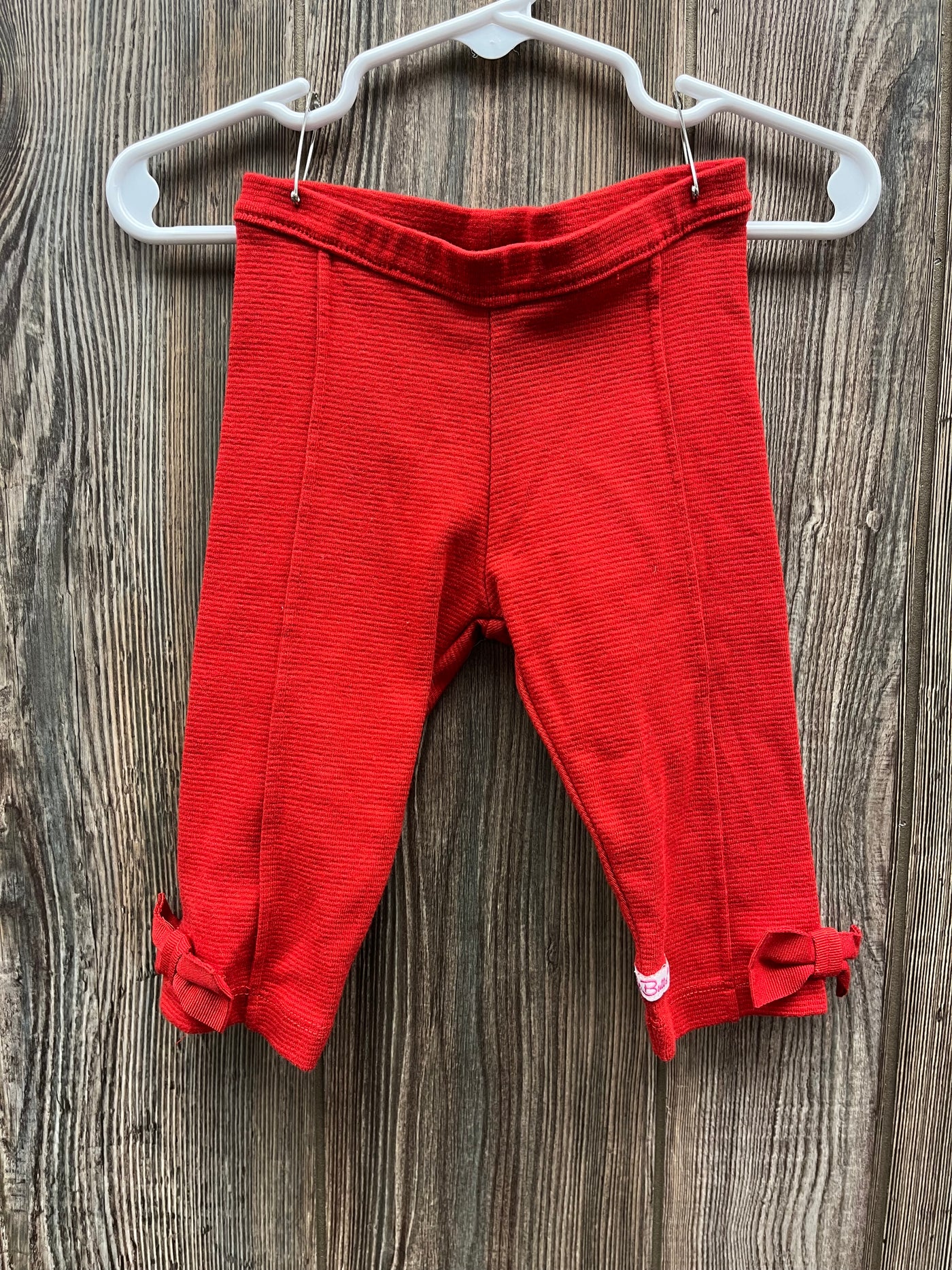 Girls 6-12 mo Red Ruffle Butts Pants