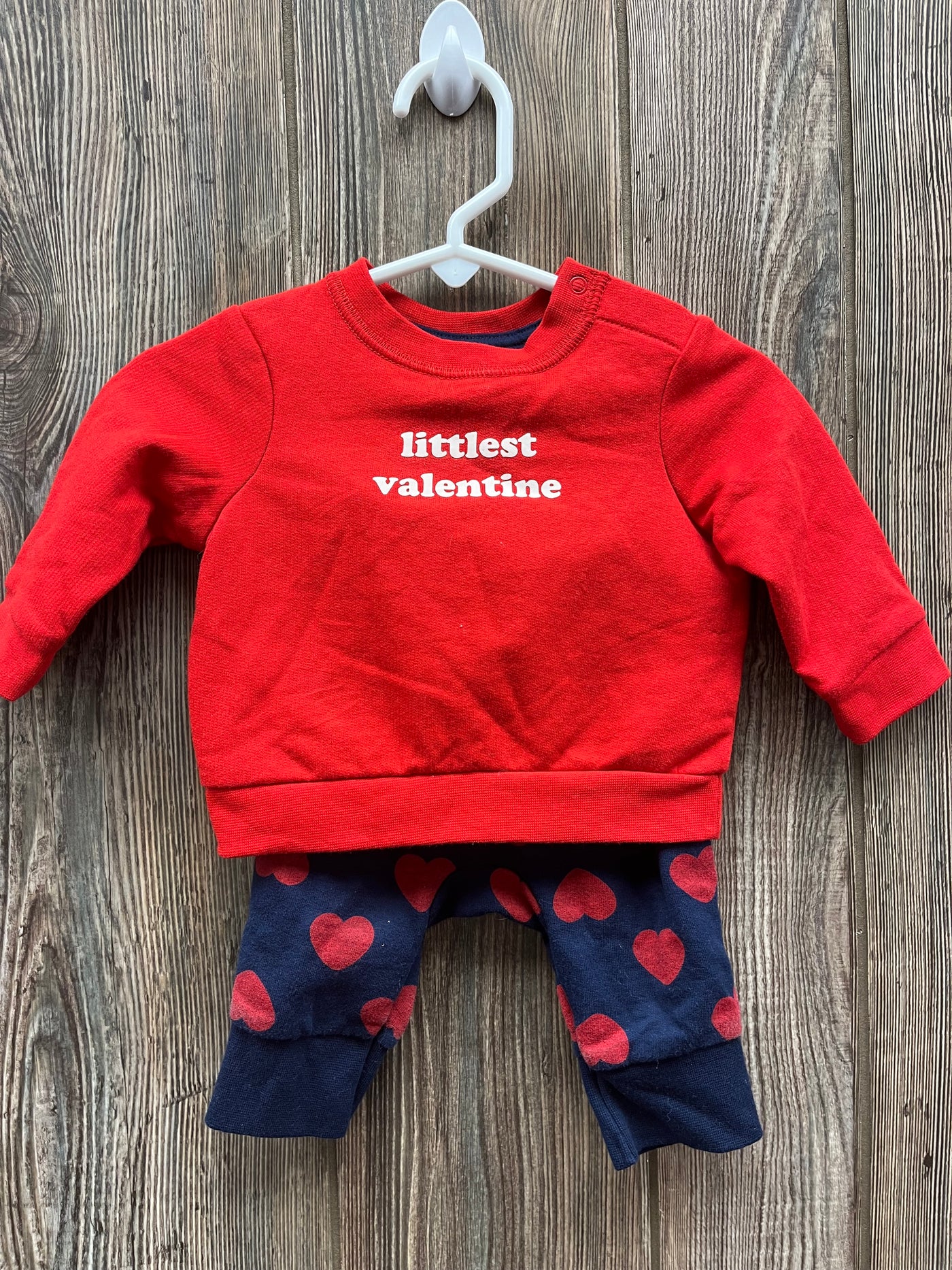 Boys 0-3 mo Littlest Valentine Outfit