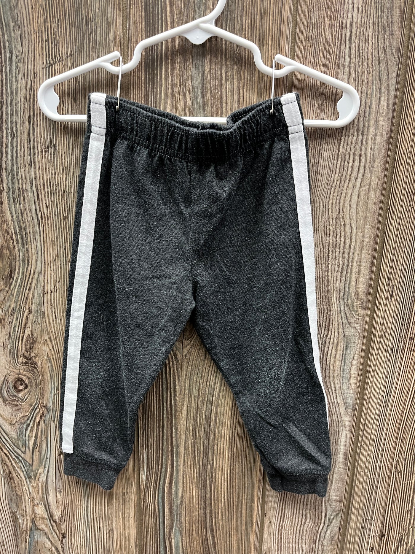 Boys 18 mo Dark Gray Pull On Sweatpants with White Stripes