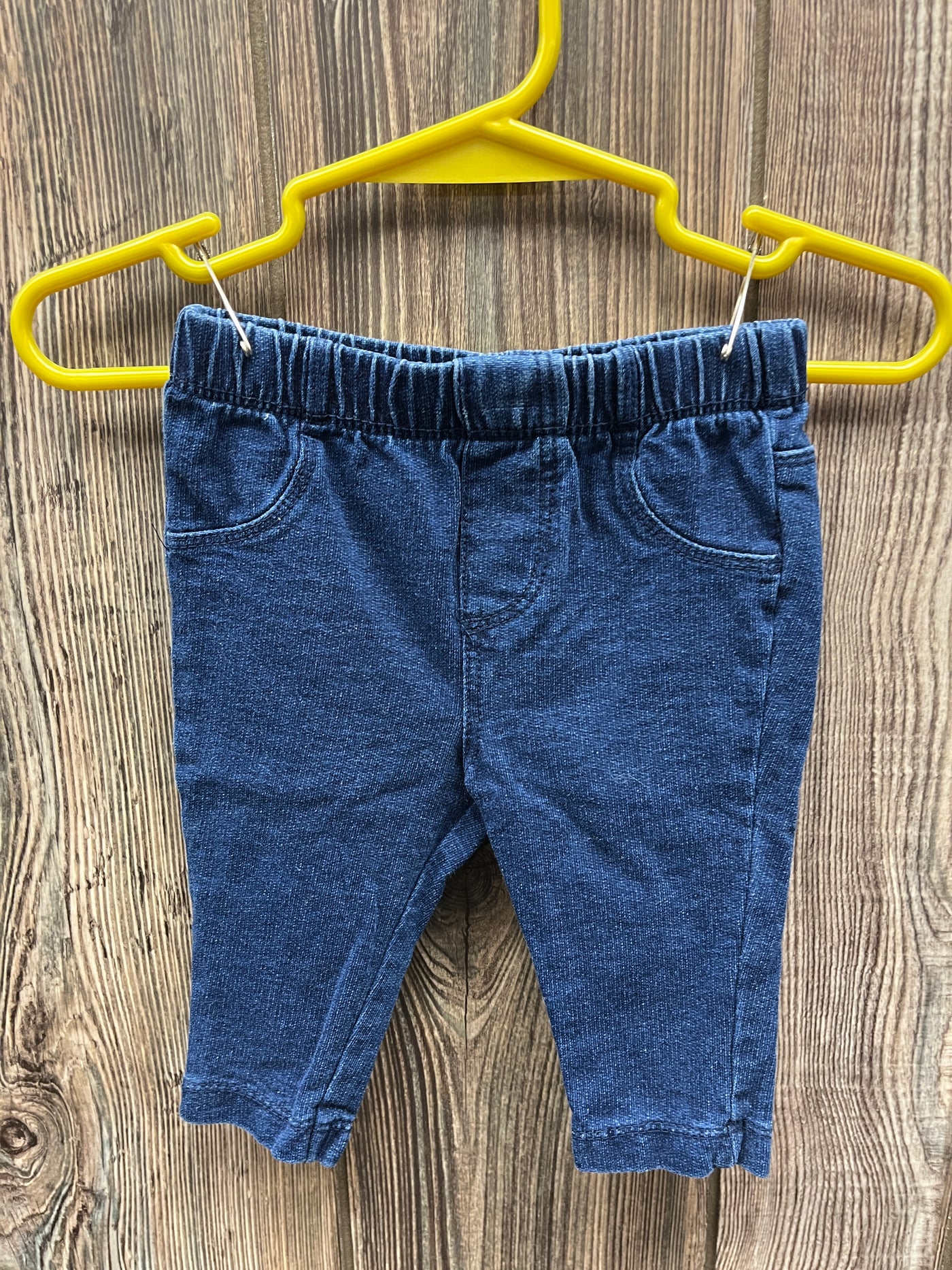 Girl 0-3 mo Blue Jeans Pull On Pants