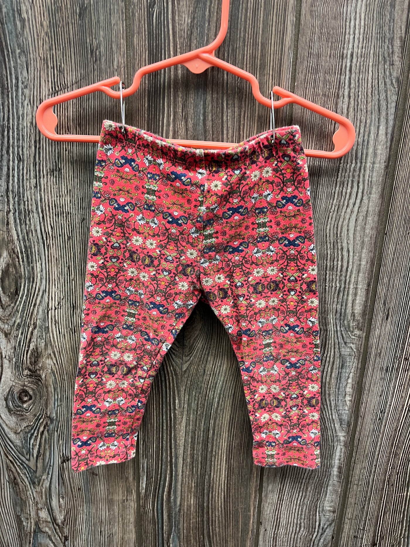 Girls 18 mo Orange Pants with Designs