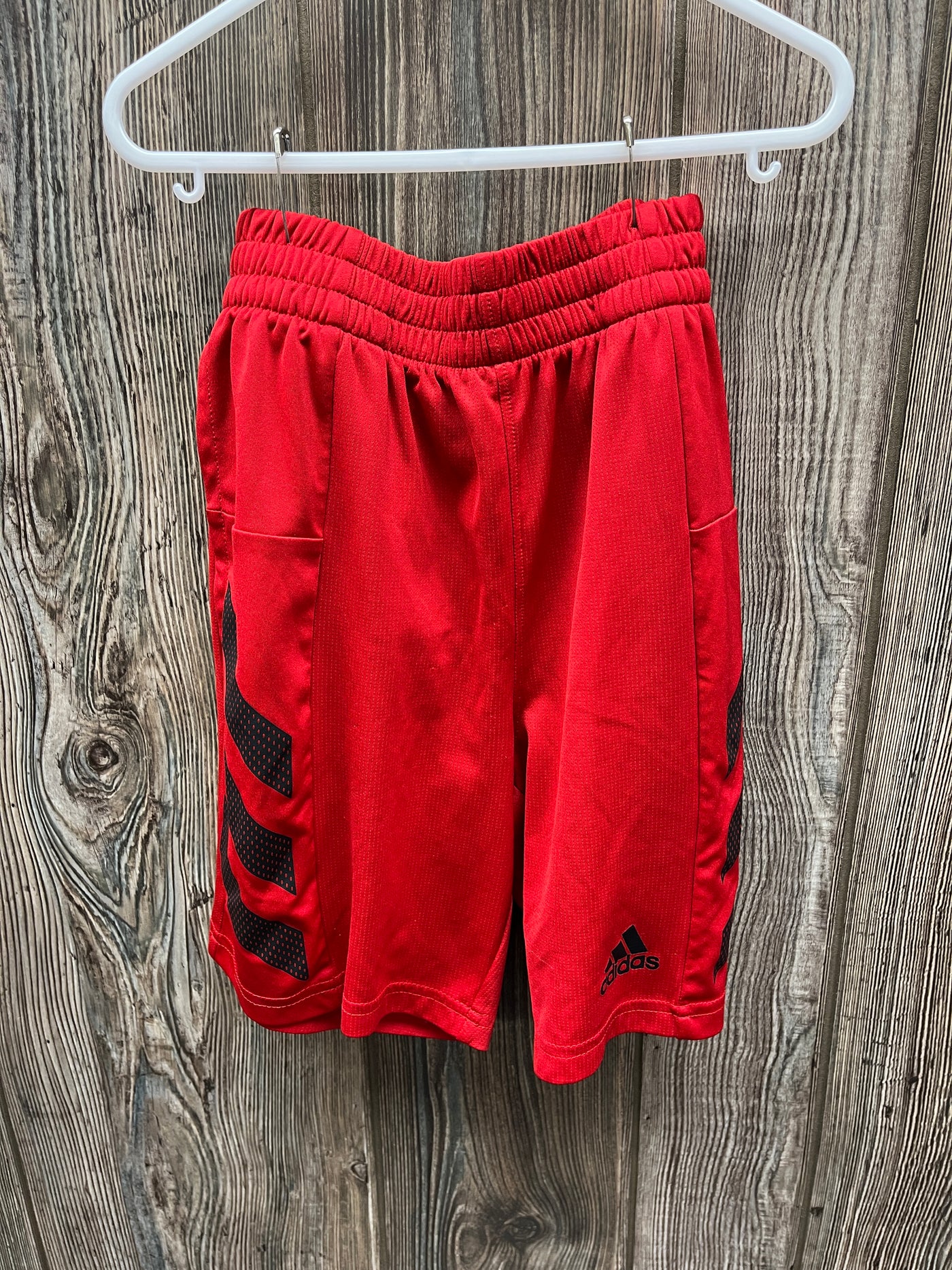 Boys 8 Red Adidas Pull On Shorts