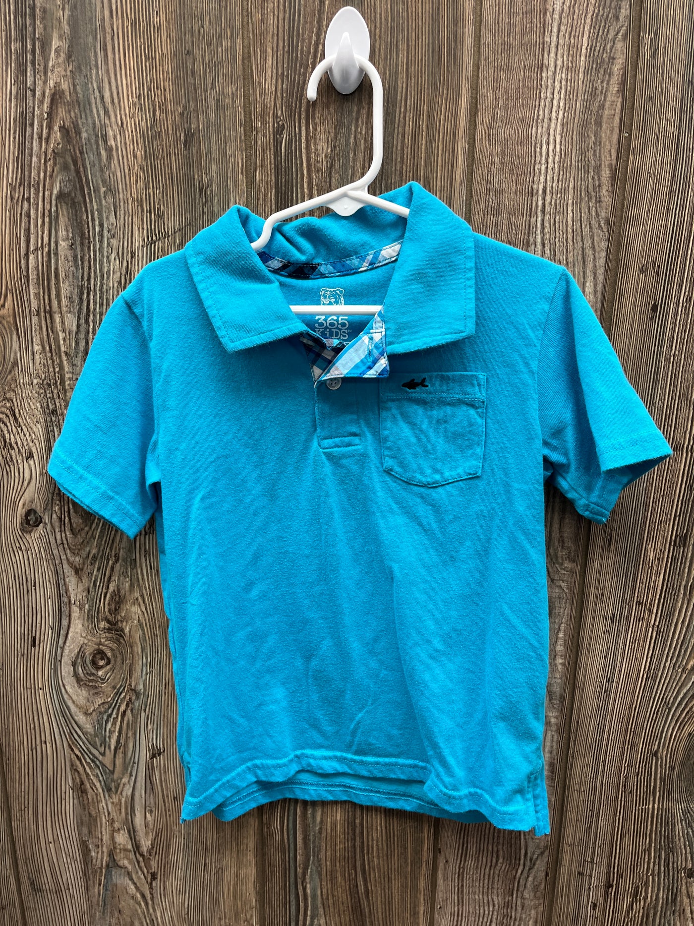 Boys 5 Blue Polo Short Sleeve Shirt