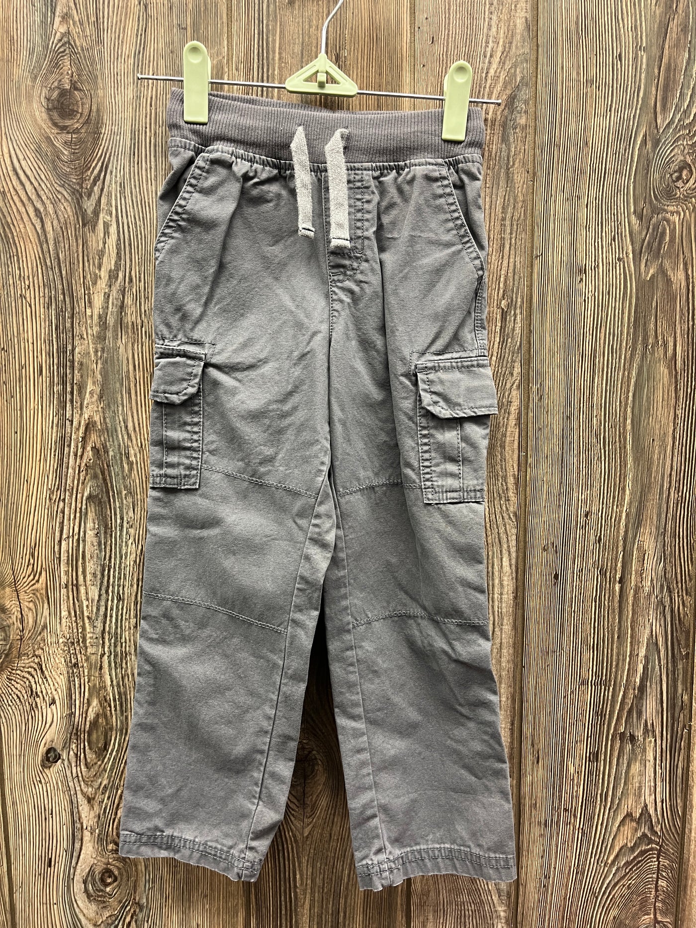 Boys 5 Gray Pull On Pants with Pockets