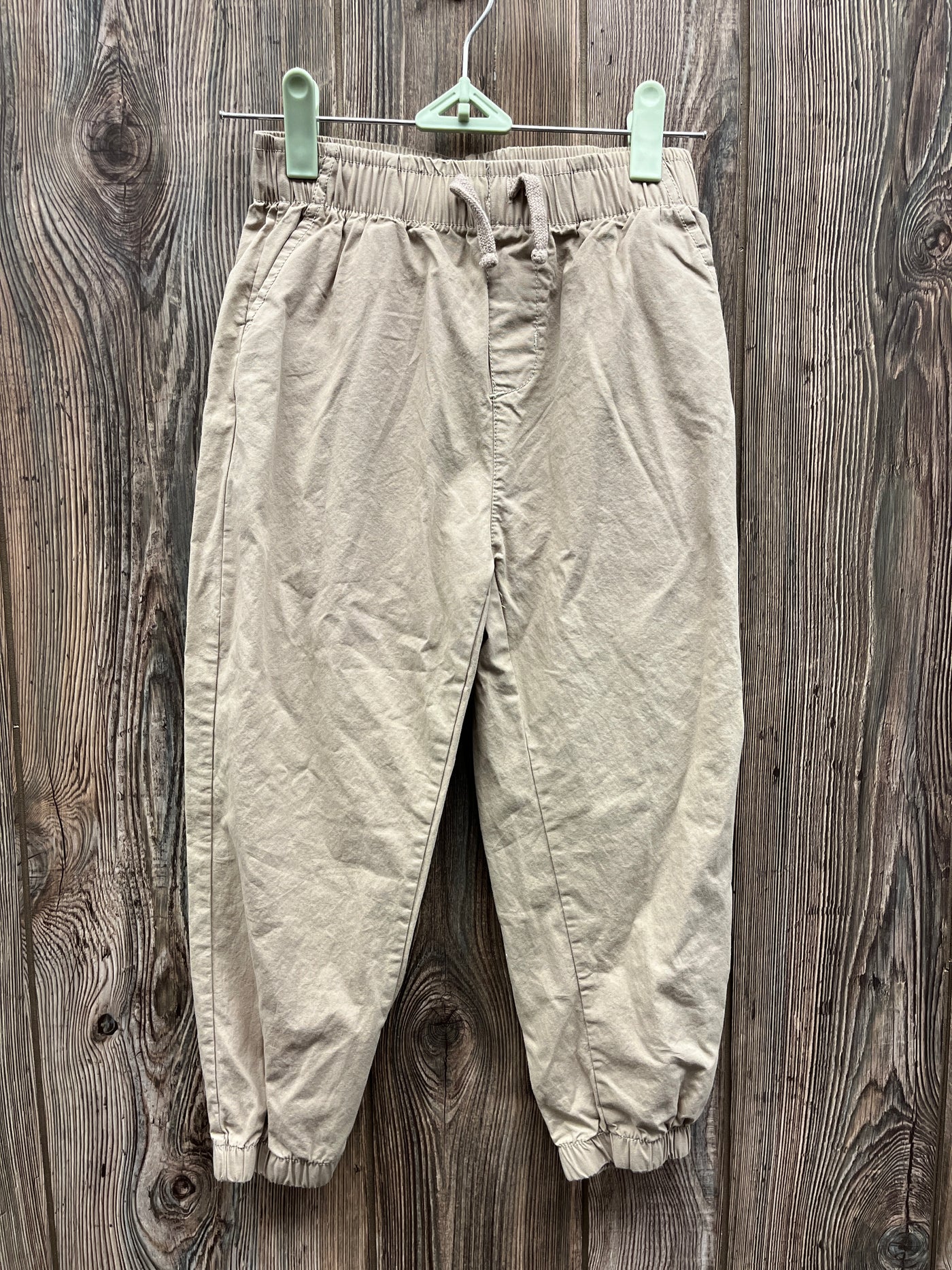 Boys 5 Tan Pull On Pants