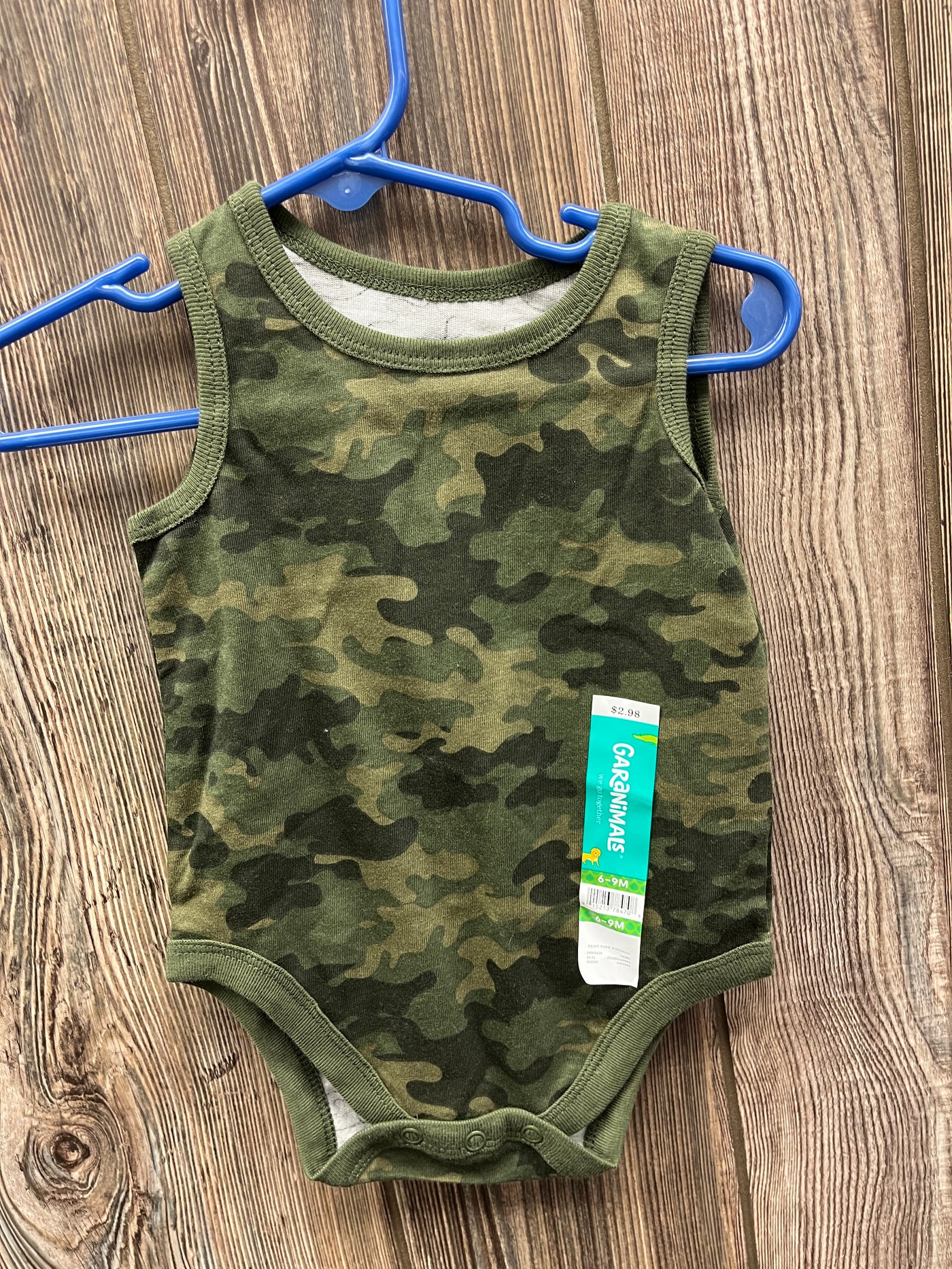 Boys 6-9 mo NEW Camo Tank Top Onesie